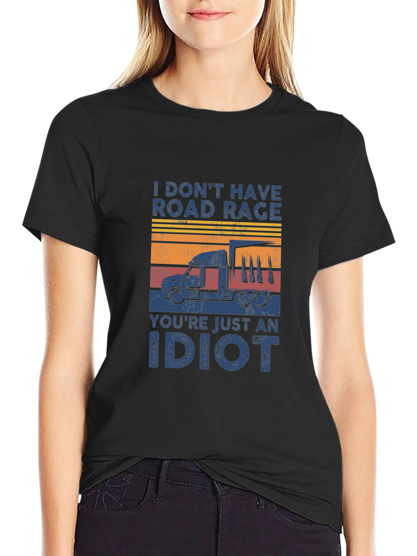 Road Rage Trucker Tee - Funny Truck Driving T-Shirt