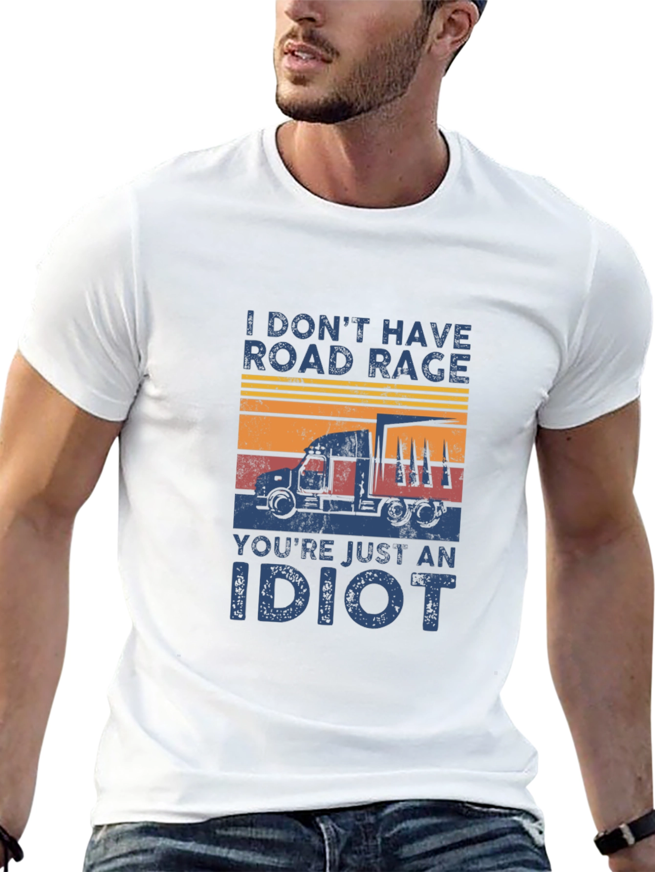 Road Rage Trucker Tee - Funny Truck Driving T-Shirt