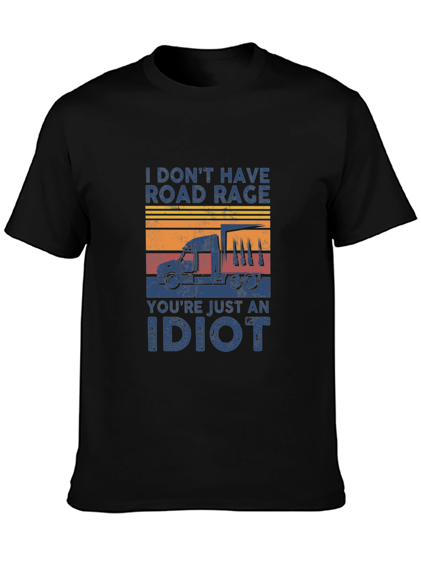 Road Rage Trucker Tee - Funny Truck Driving T-Shirt