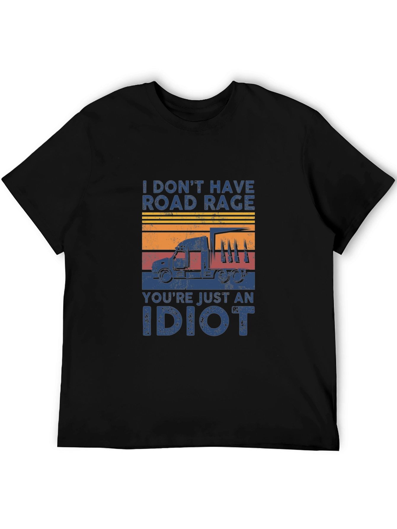 Road Rage Trucker Tee - Funny Truck Driving T-Shirt