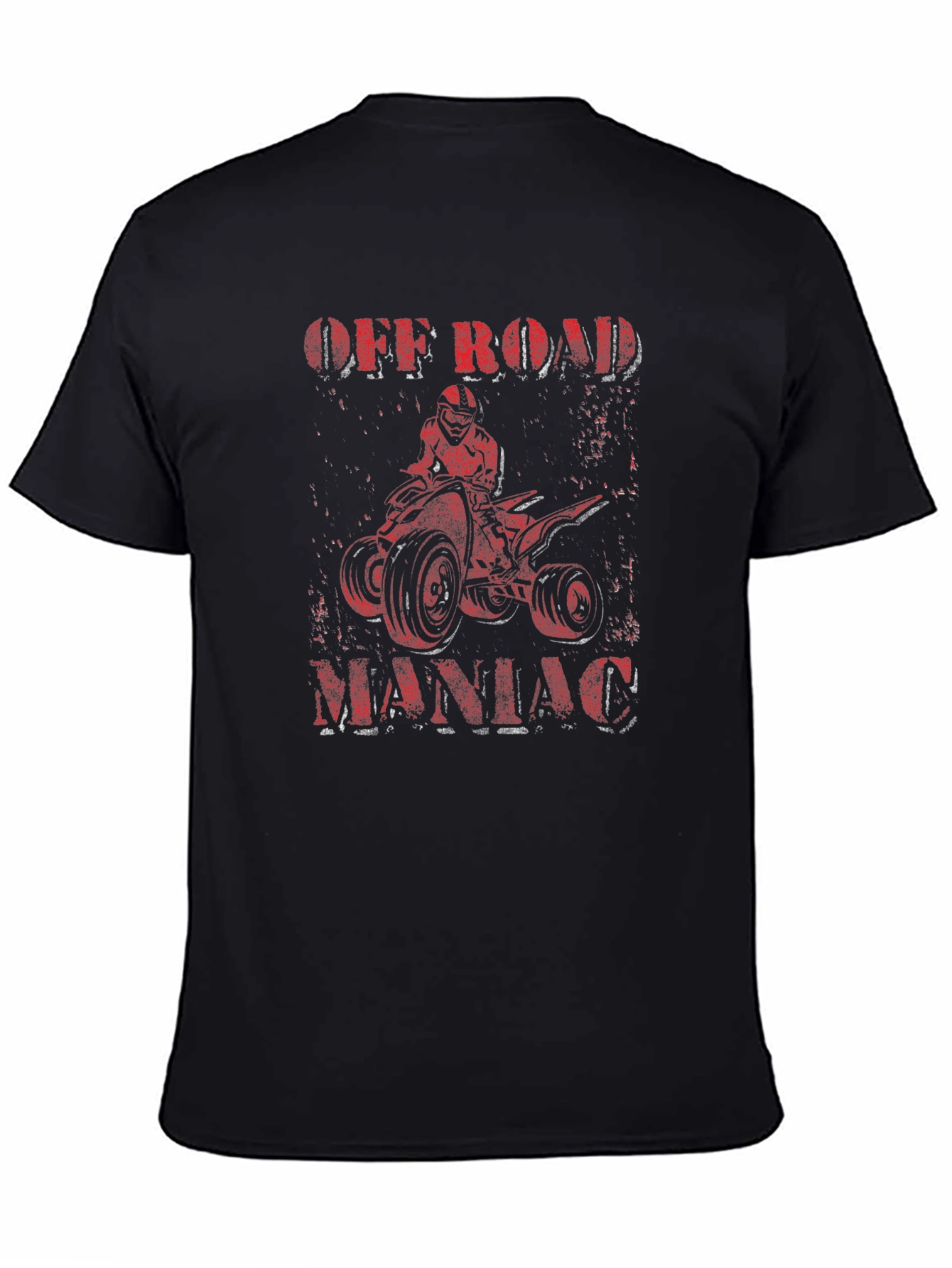 Off Road Maniac Black Graphic T-Shirt
