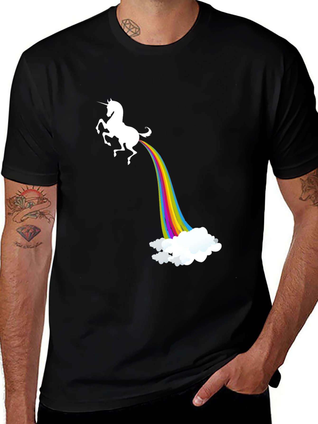 Unicorn Rainbow Poop T-Shirt