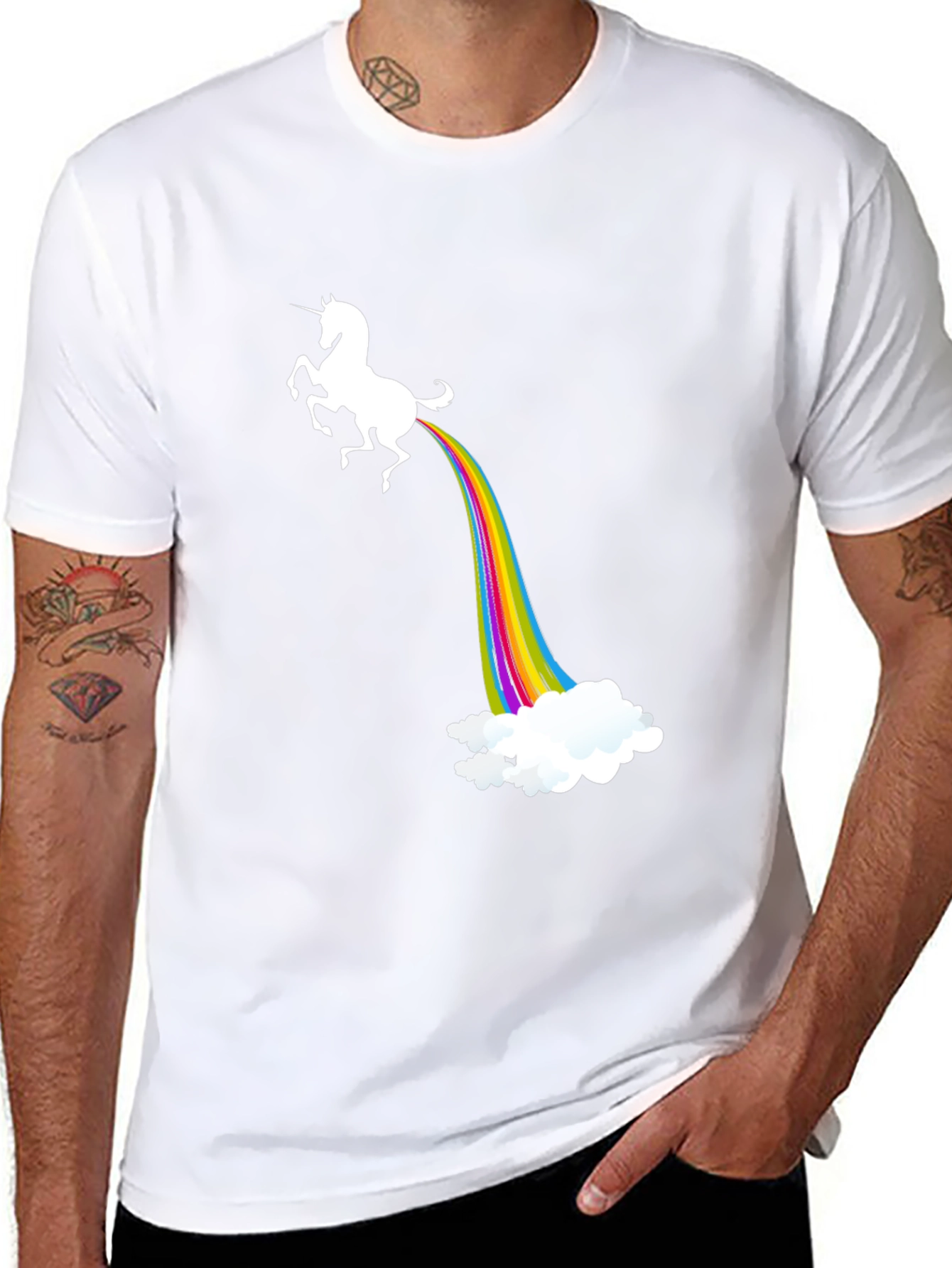 Unicorn Rainbow Poop T-Shirt