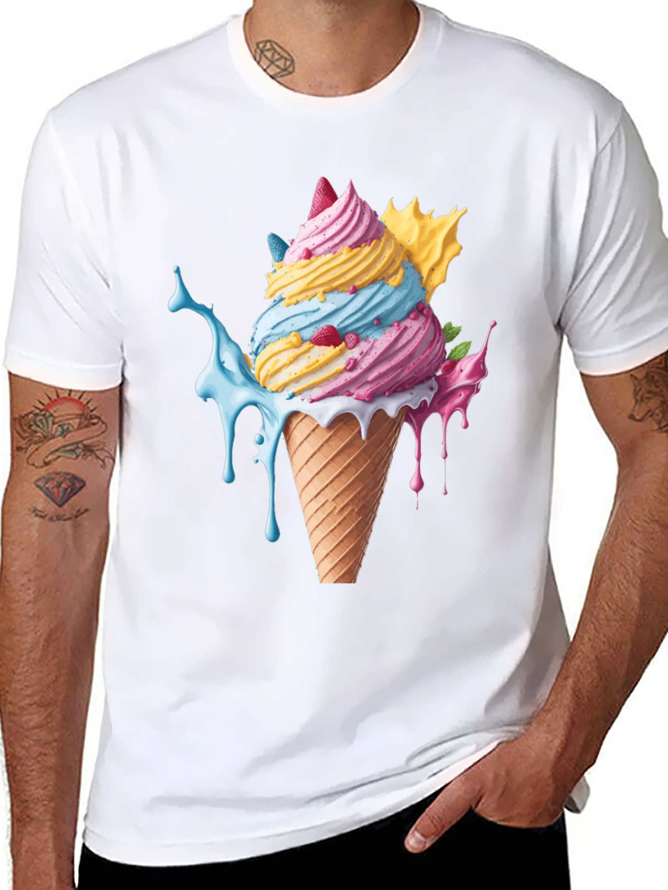 Ice Cream Cone Graphic Tee