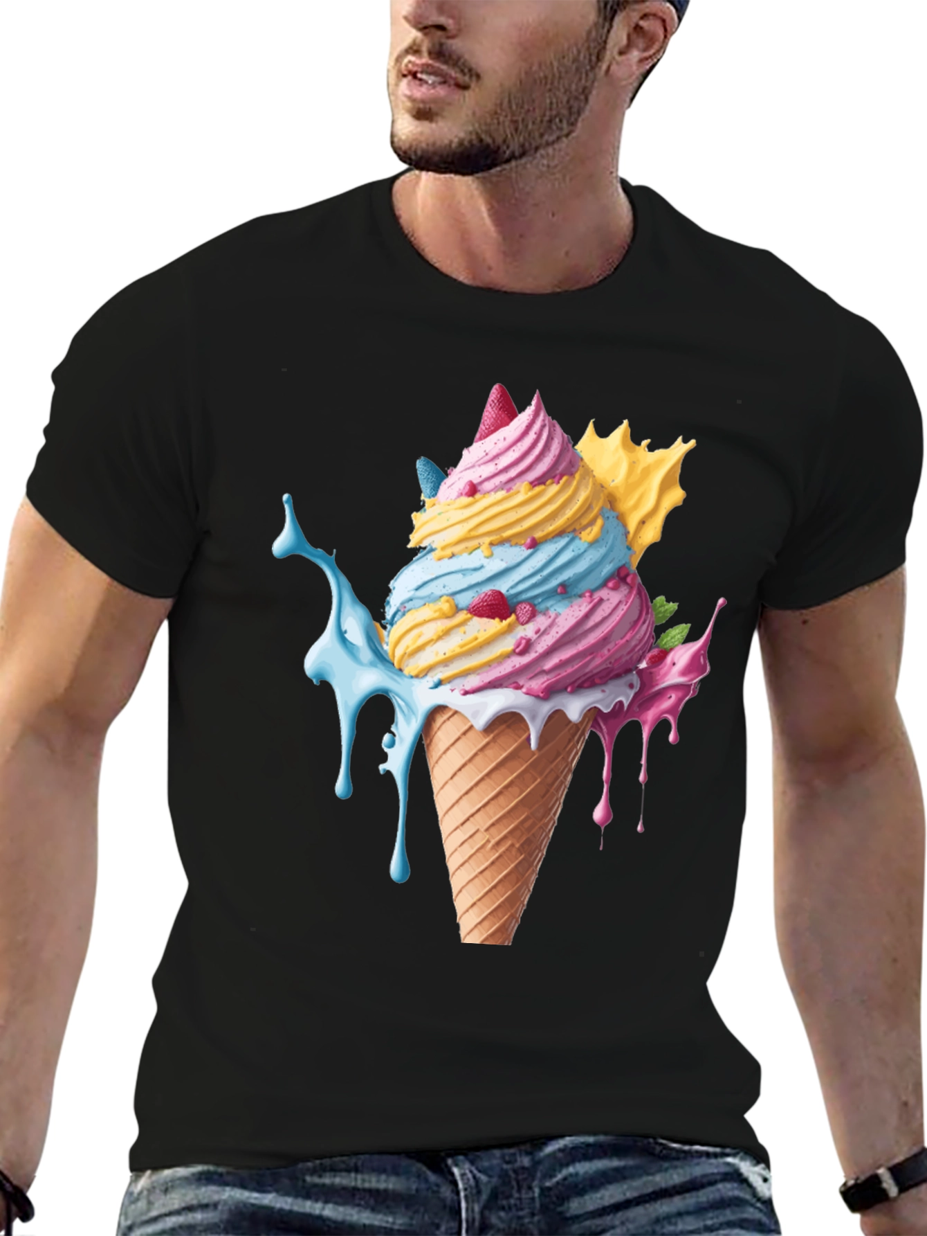 Ice Cream Cone Graphic Tee