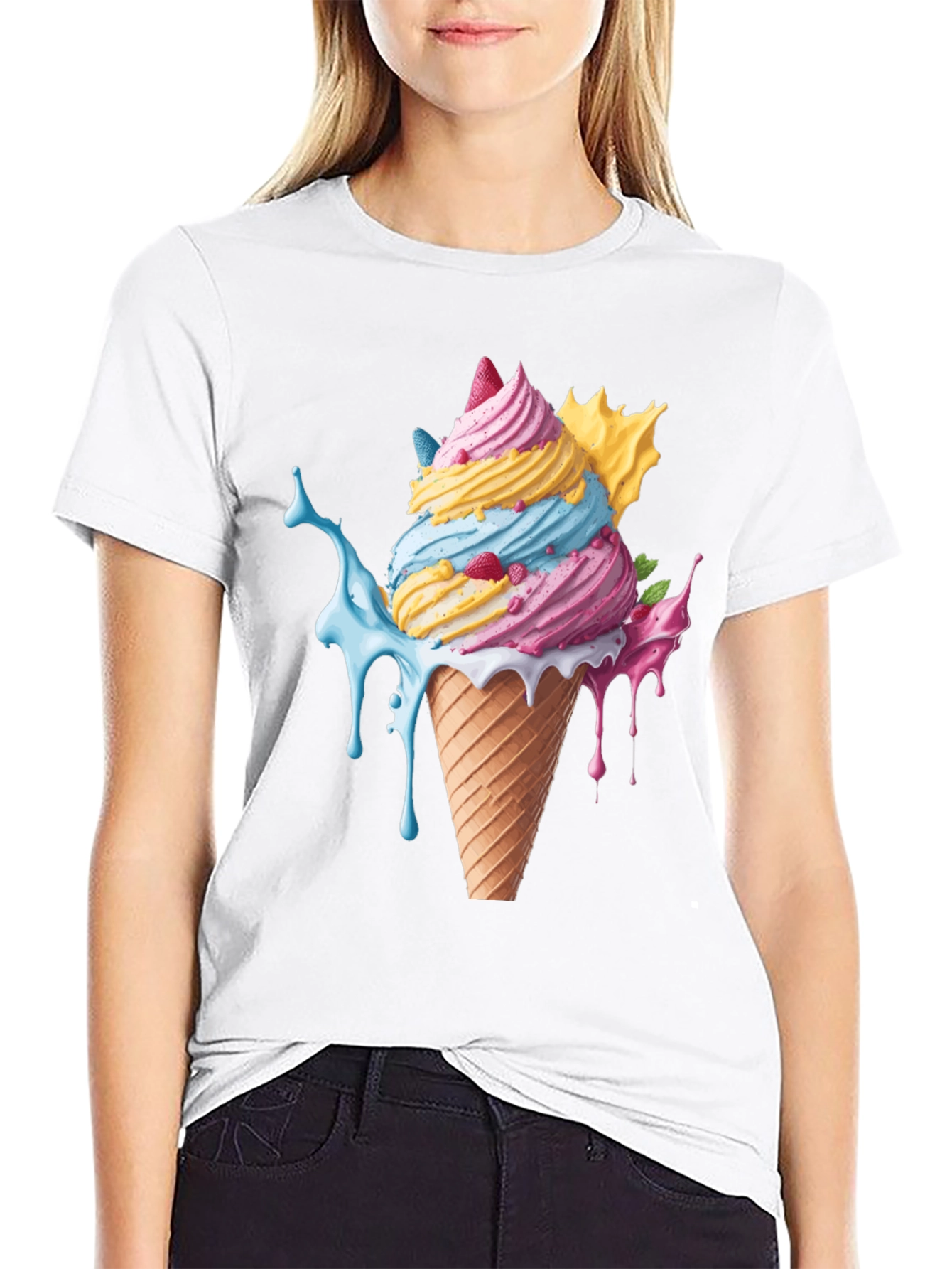 Ice Cream Cone Graphic Tee