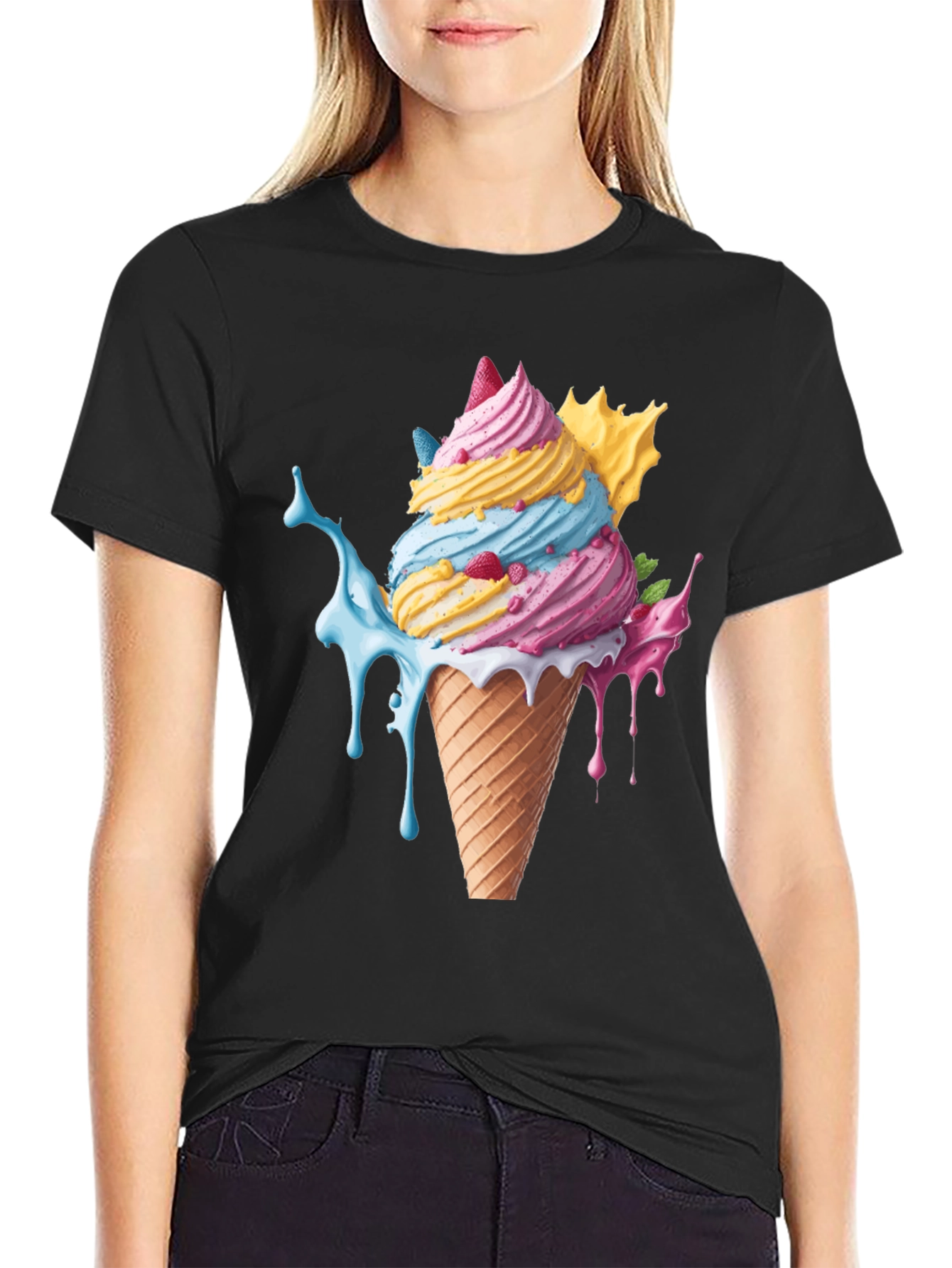 Ice Cream Cone Graphic Tee