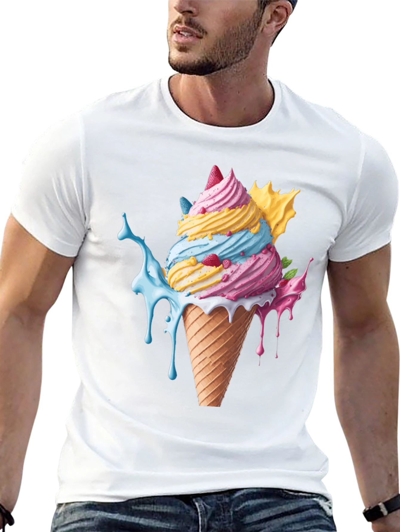 Ice Cream Cone Graphic Tee