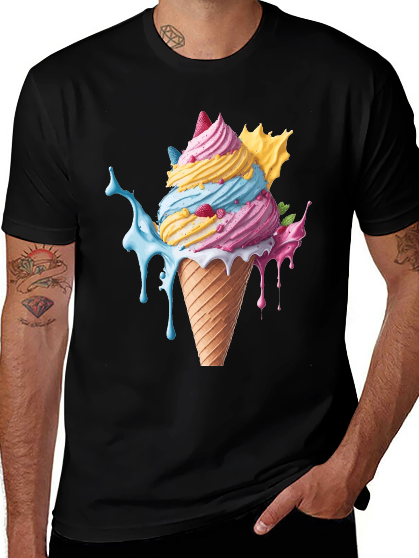 Ice Cream Cone Graphic Tee