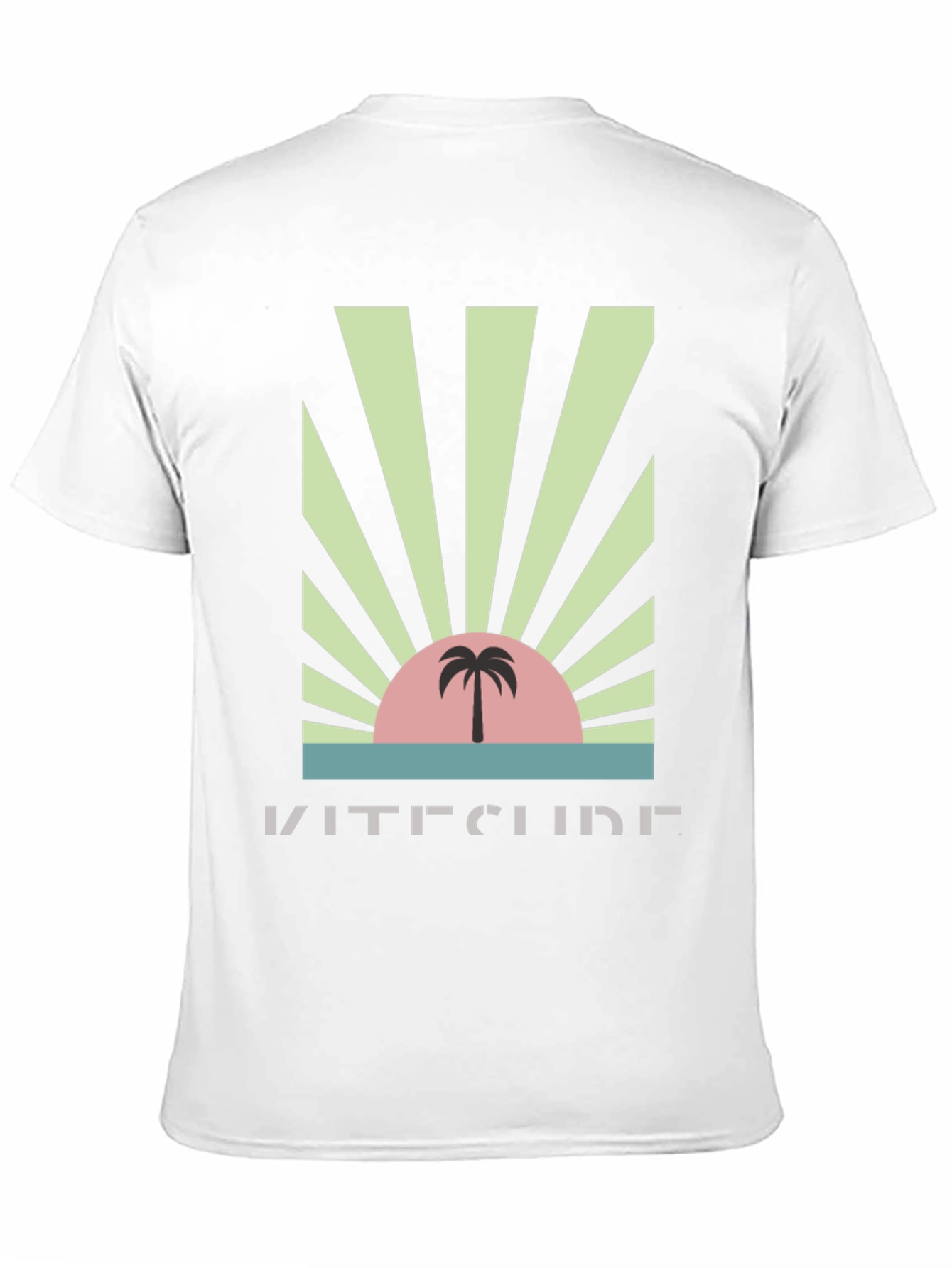 Kitesurf Palm Sunset Graphic Tee