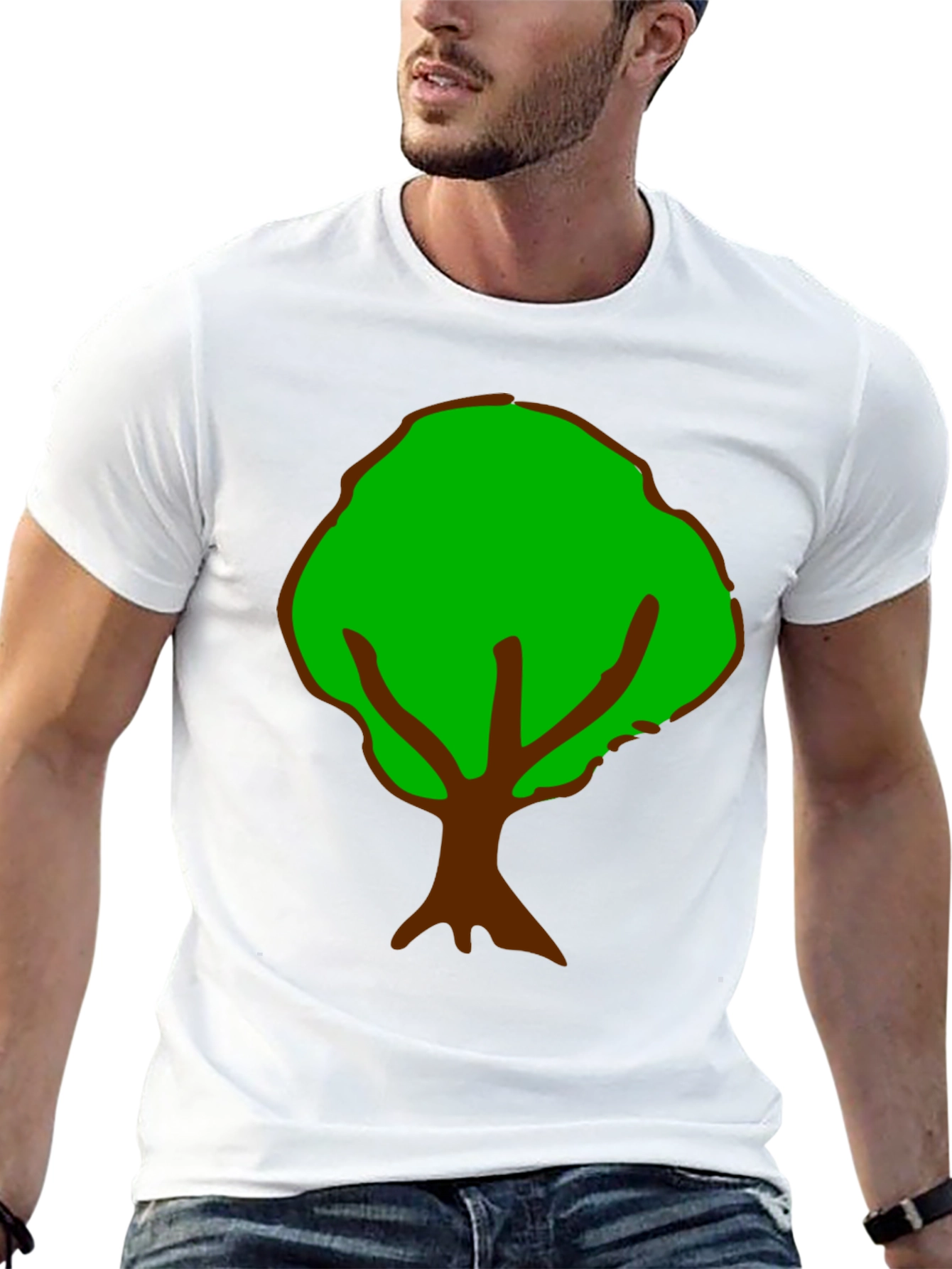 Tree Graphic T-Shirt - Nature Inspired Casual Wear