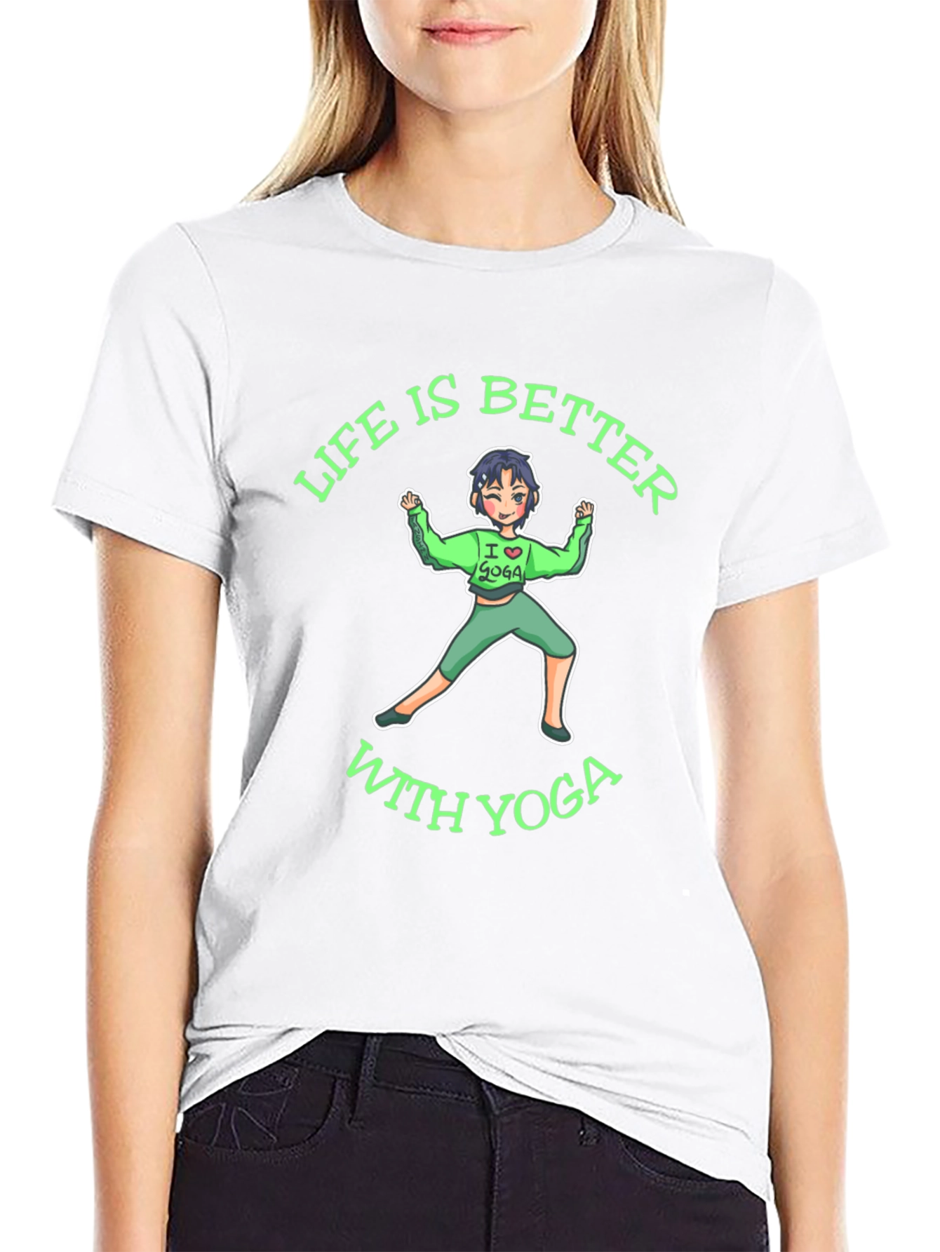 Life is Better With Yoga T-Shirt