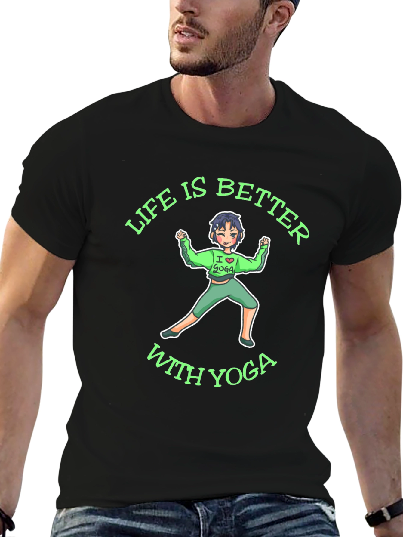 Life is Better With Yoga T-Shirt
