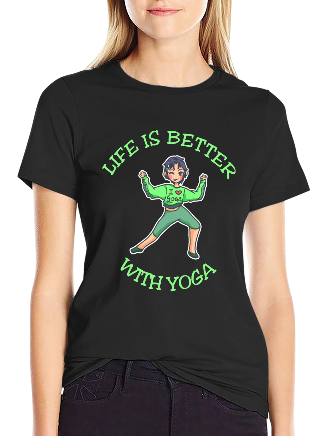 Life is Better With Yoga T-Shirt