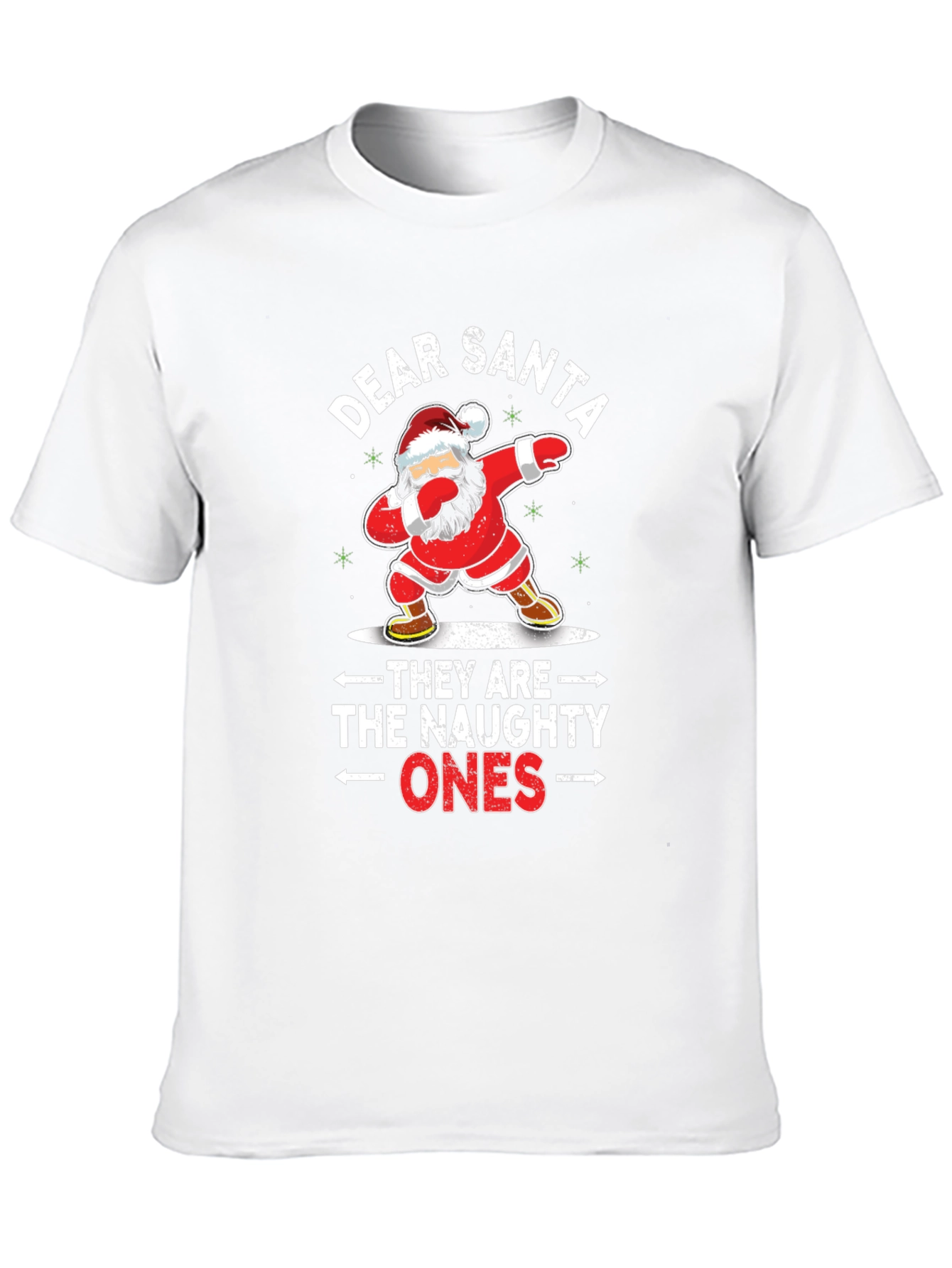 Dear Santa Naughty Ones Christmas T-Shirt