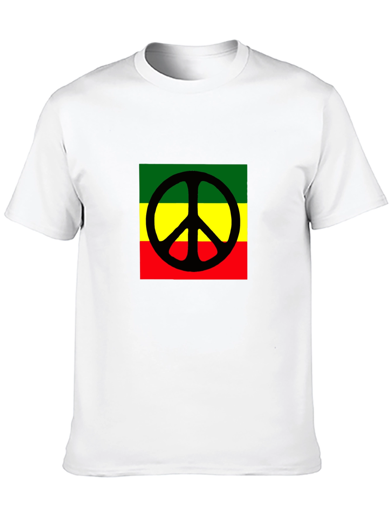 Rasta Peace Sign Graphic Tee
