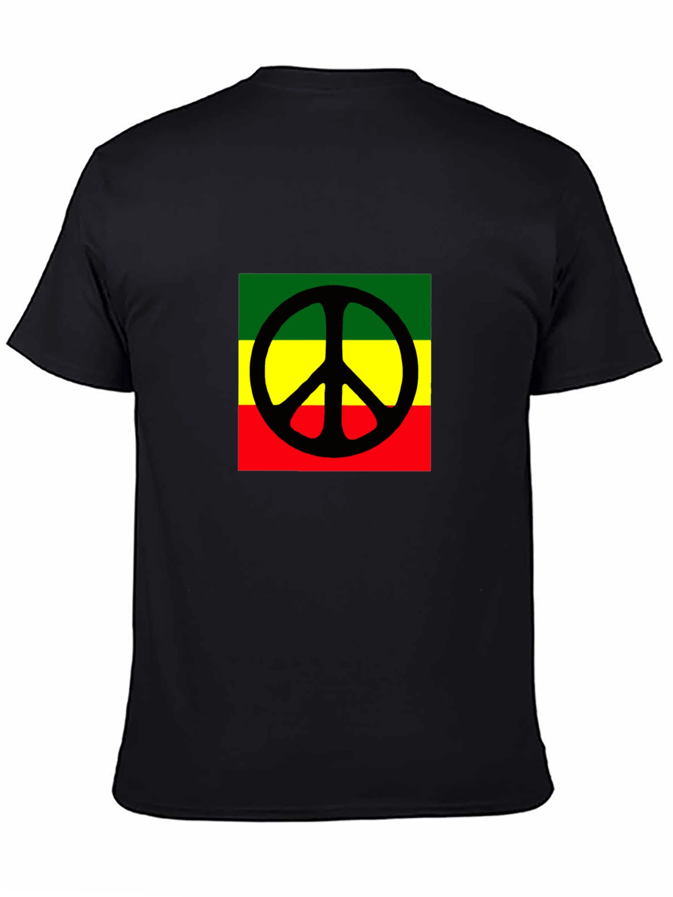Rasta Peace Sign Graphic Tee