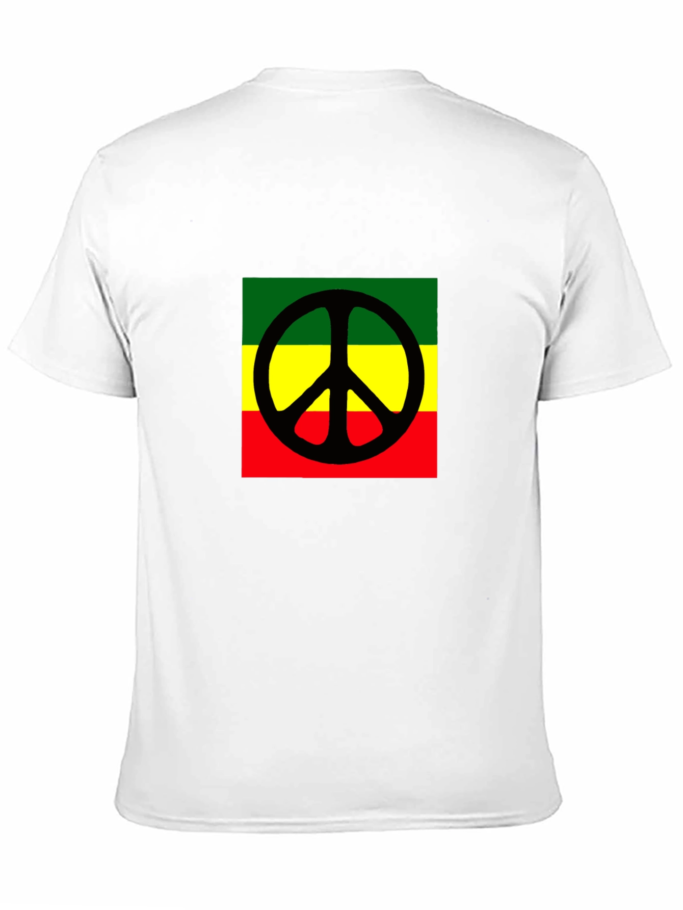 Rasta Peace Sign Graphic Tee