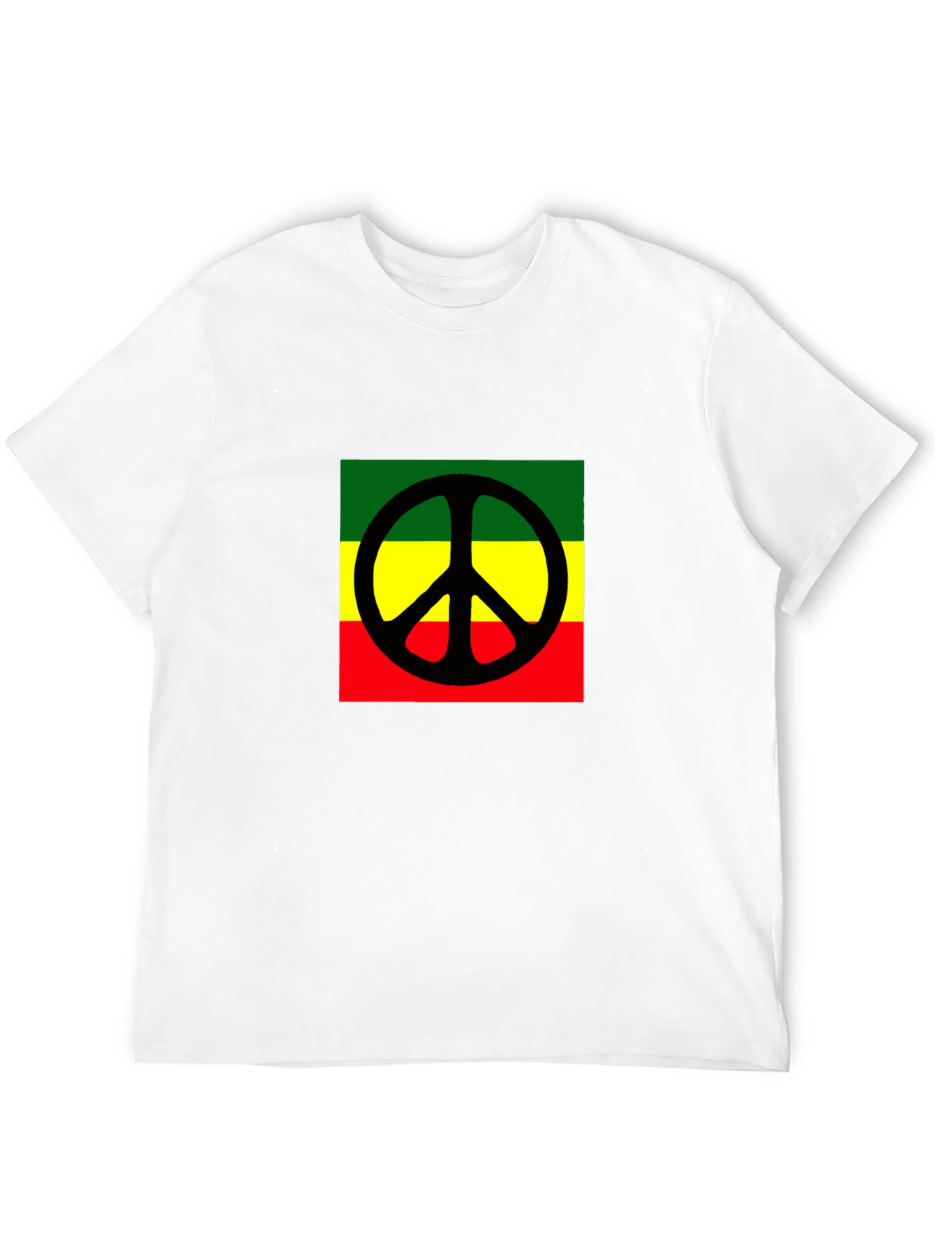 Rasta Peace Sign Graphic Tee