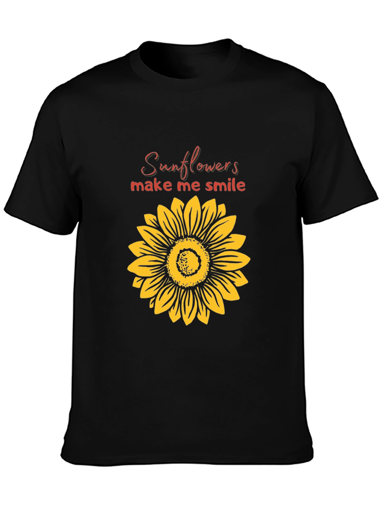 Sunflower Graphic T-Shirt - Make Me Smile Tee