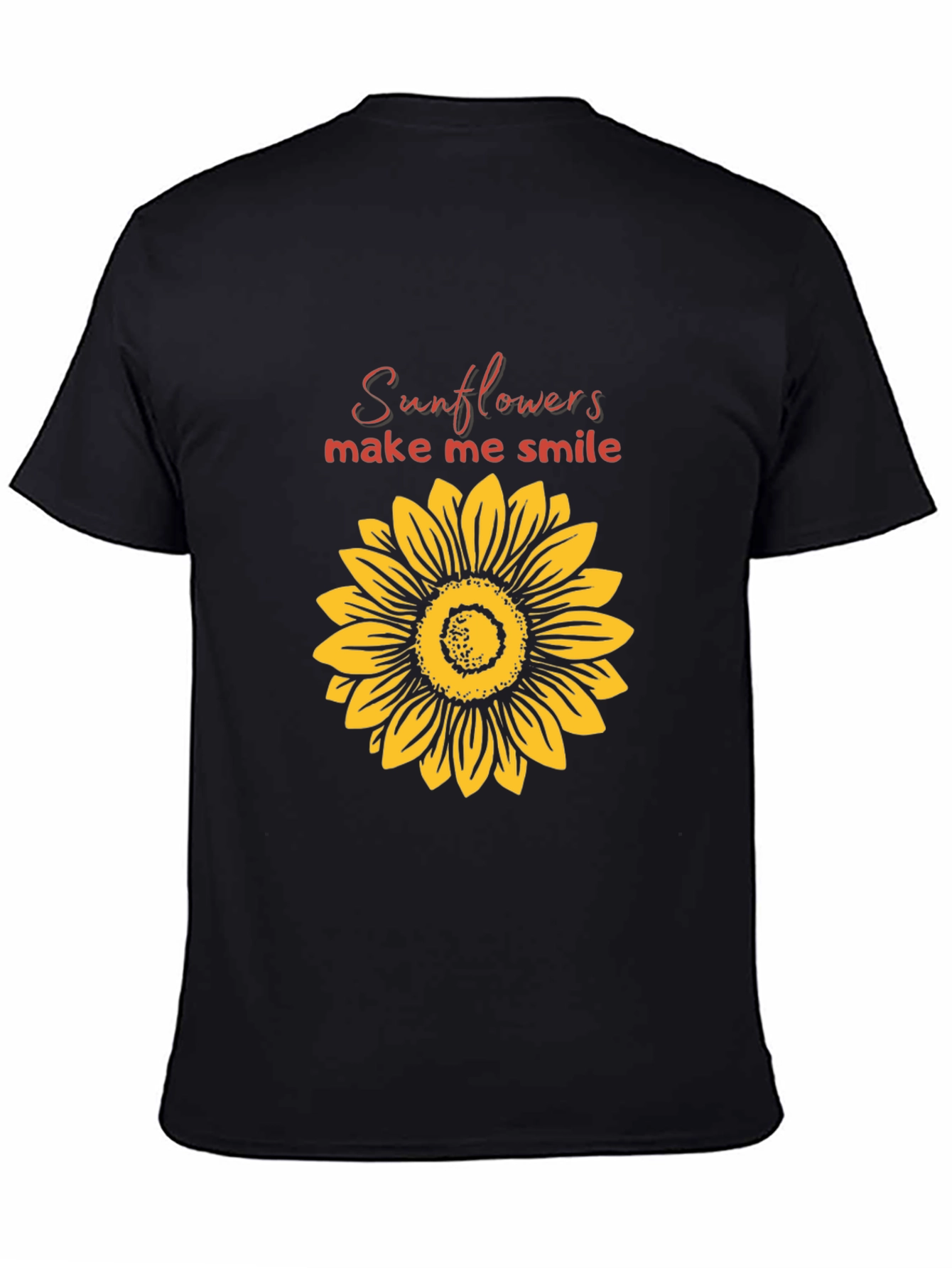 Sunflower Graphic T-Shirt - Make Me Smile Tee
