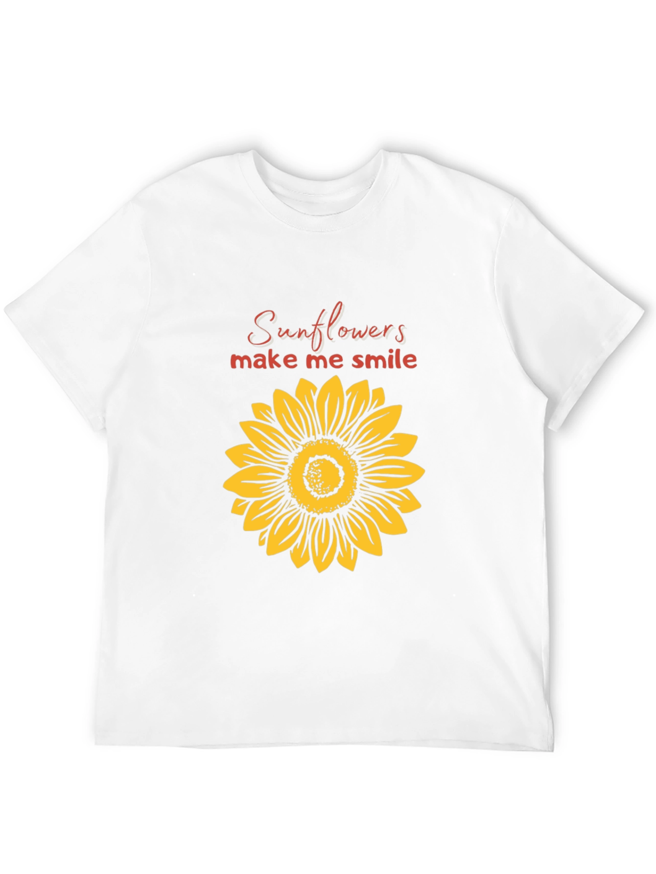 Sunflower Graphic T-Shirt - Make Me Smile Tee