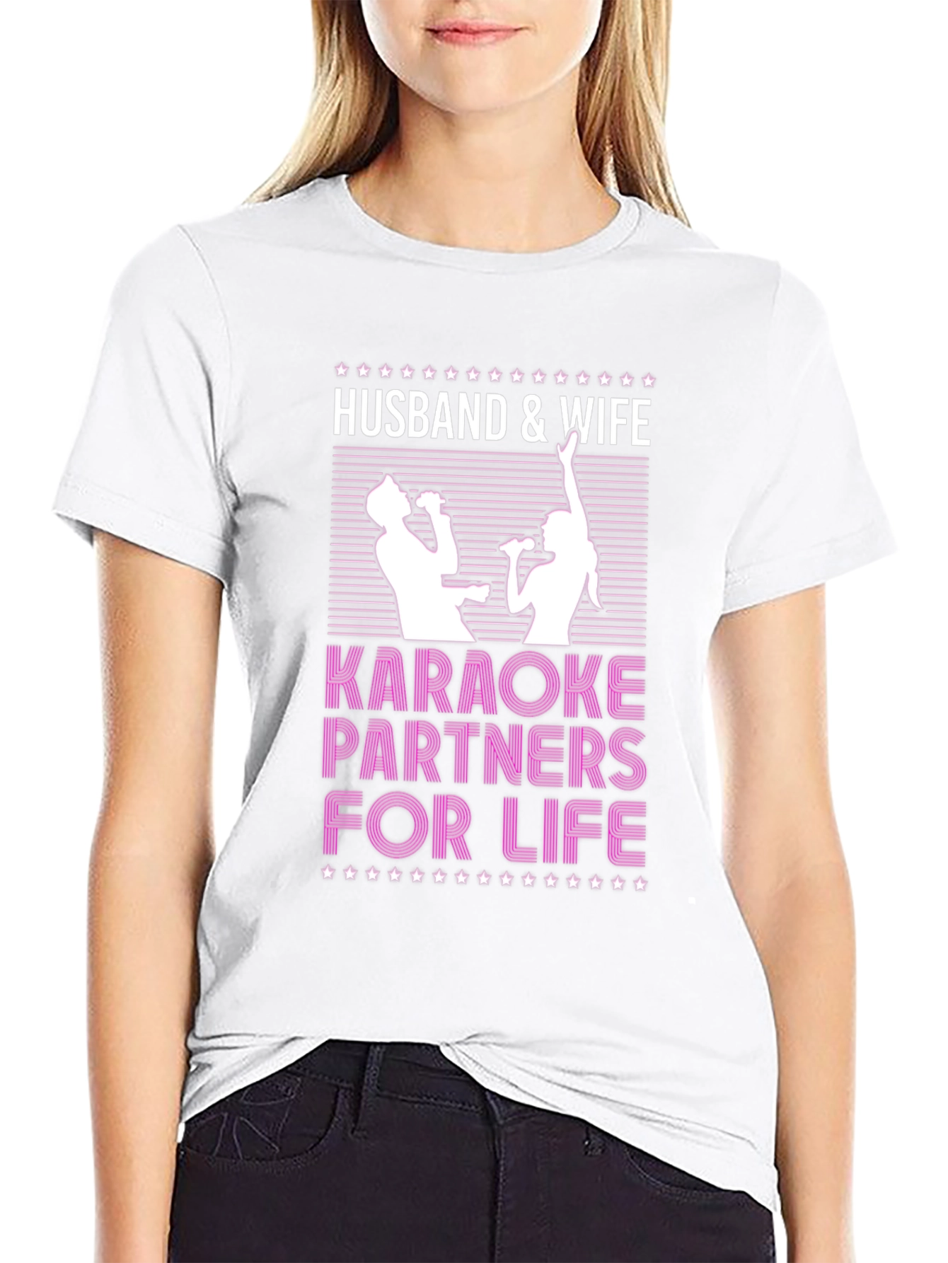 Husband & Wife Karaoke Partners T-Shirt