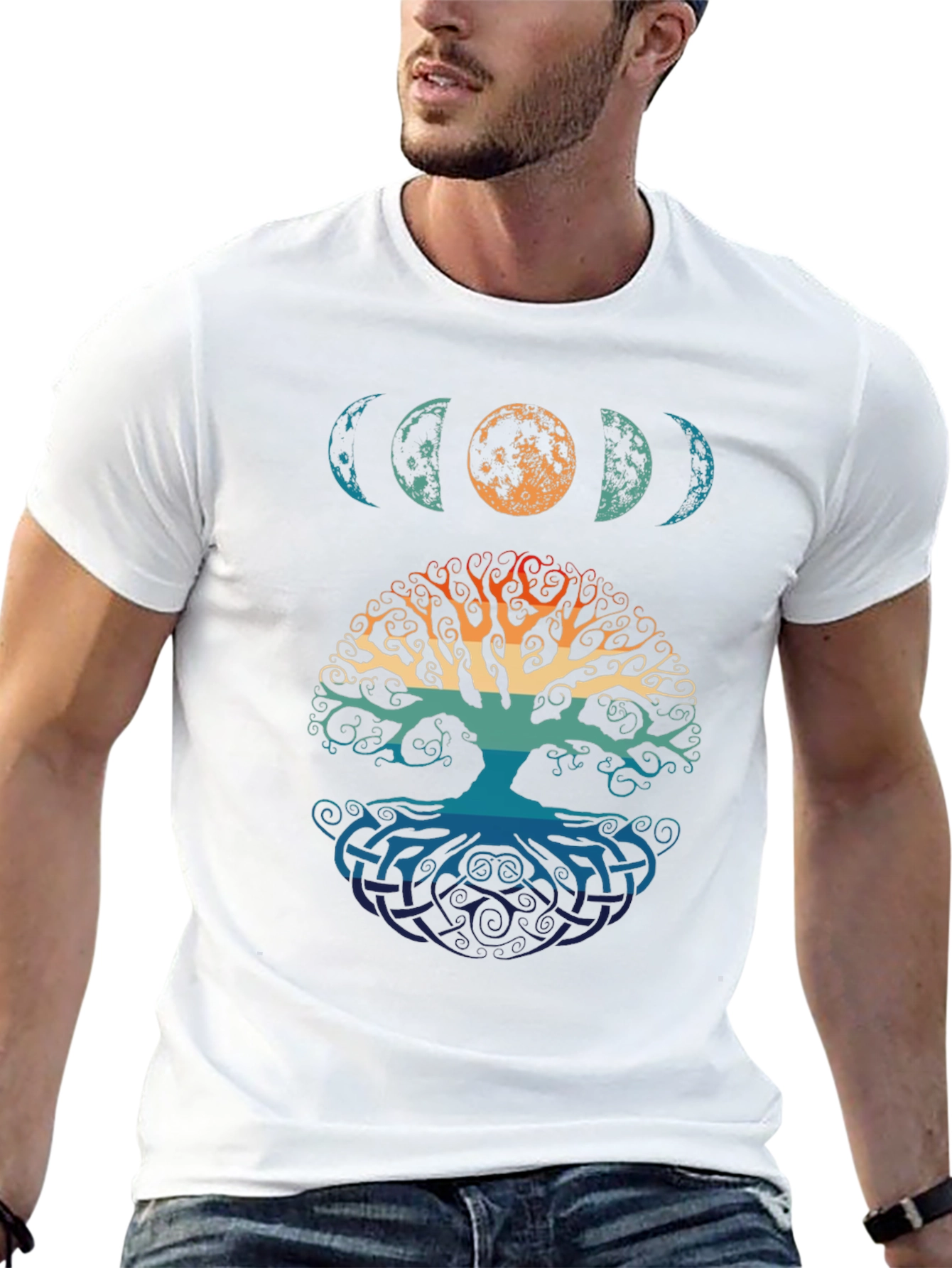 Lunar Tree of Life Graphic Tee - Black