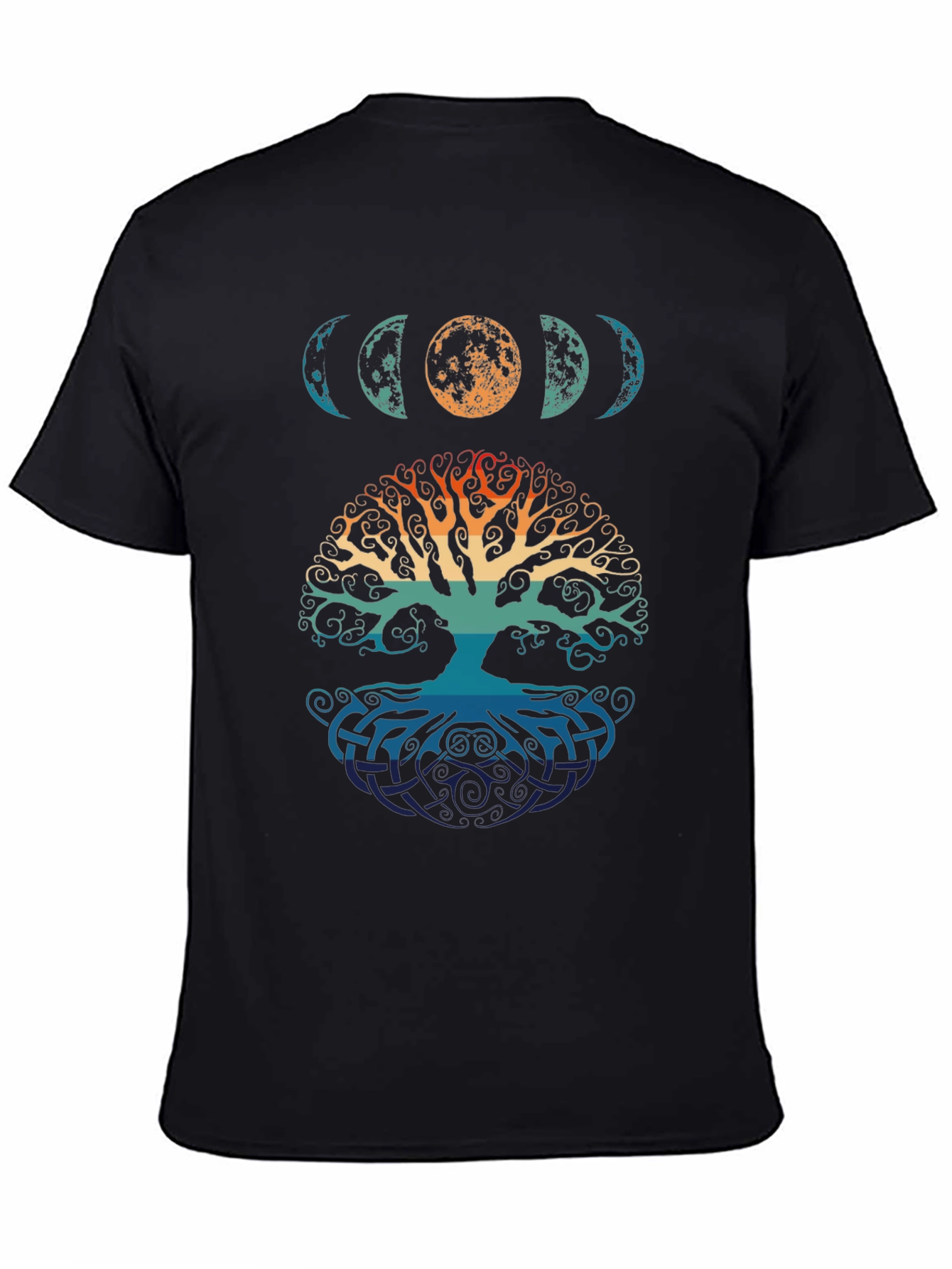 Lunar Tree of Life Graphic Tee - Black