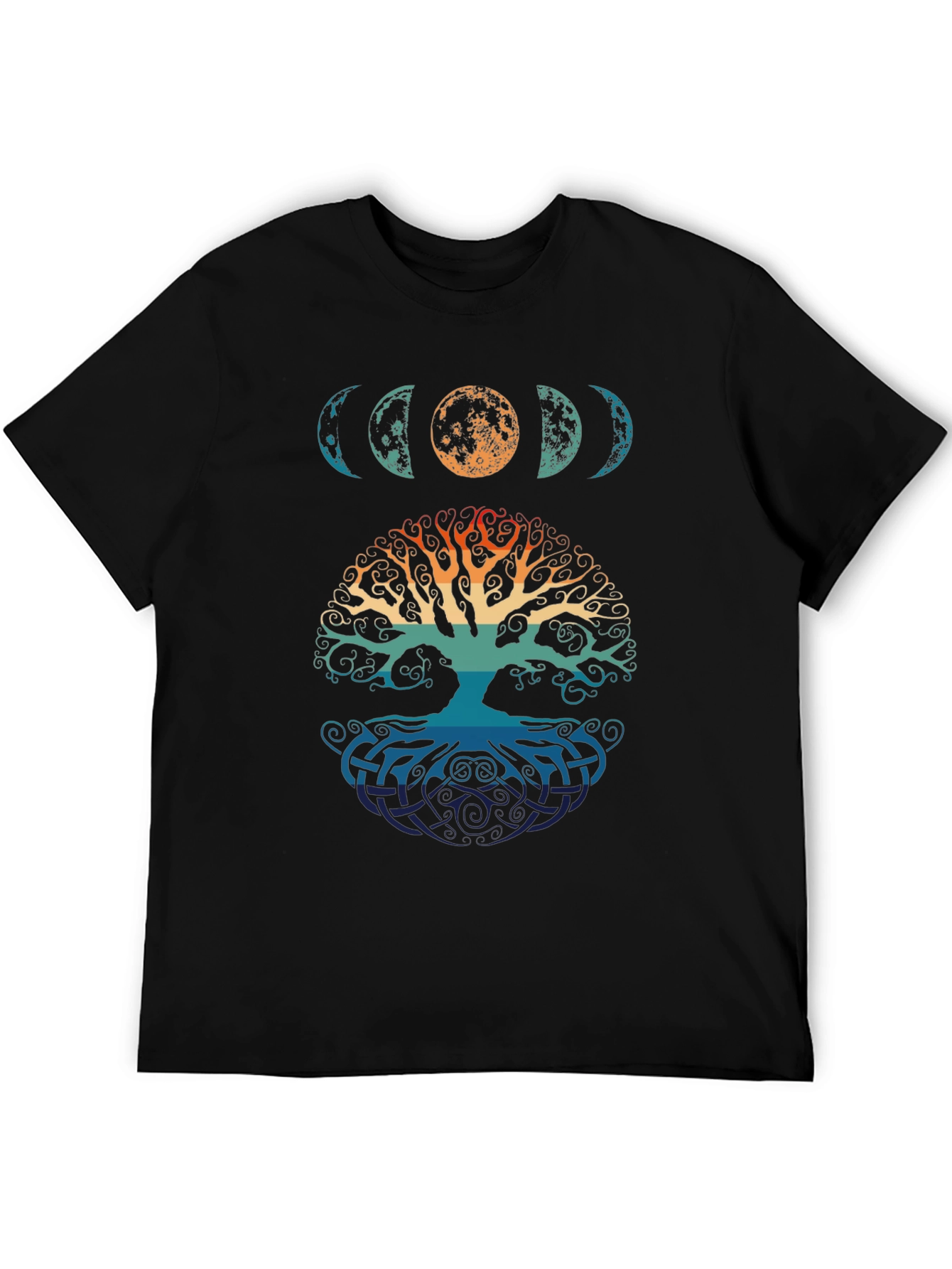 Lunar Tree of Life Graphic Tee - Black