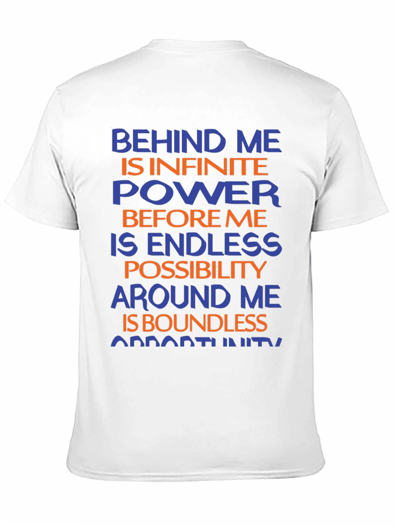 Motivational Graphic T-Shirt - Infinite Power