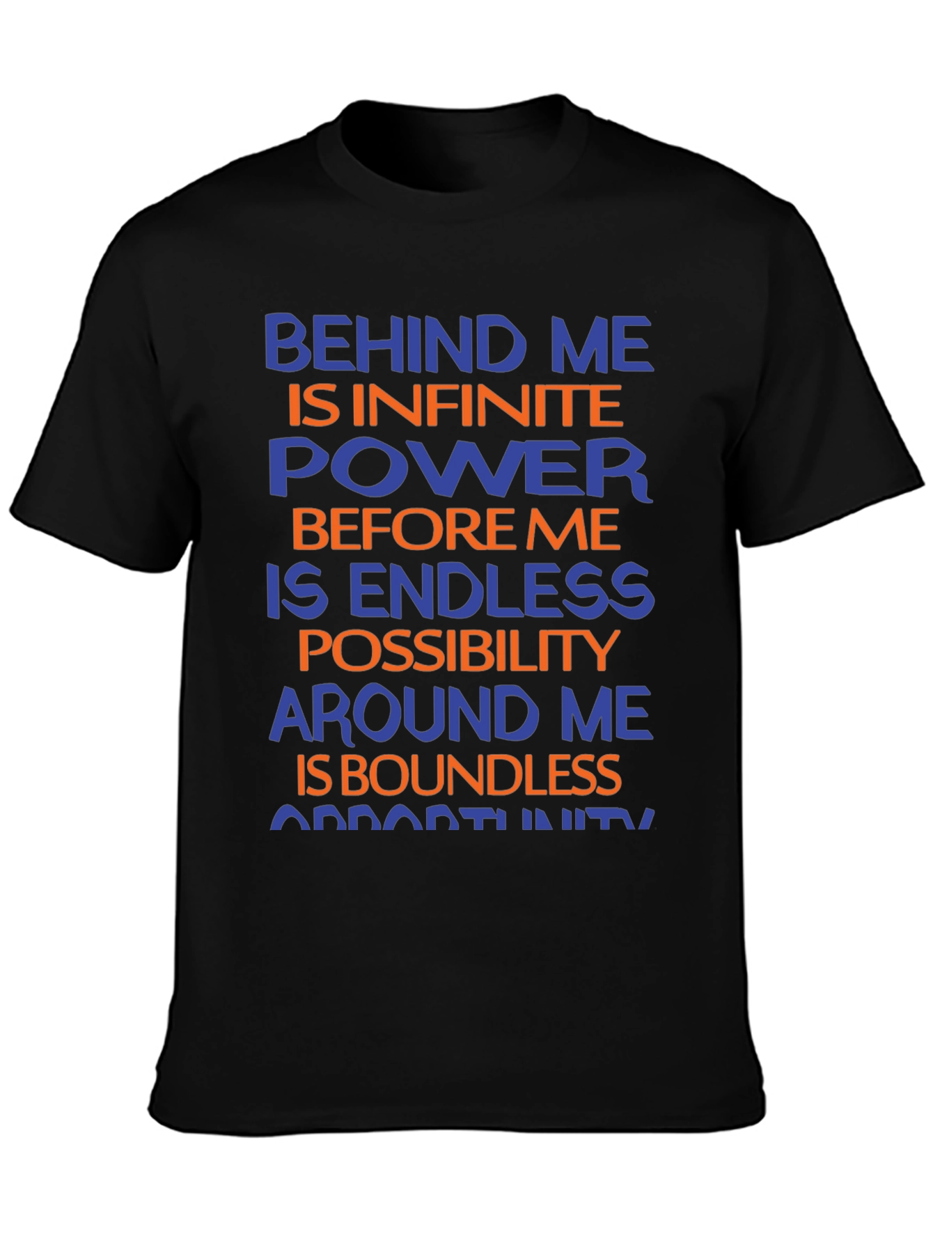 Motivational Graphic T-Shirt - Infinite Power