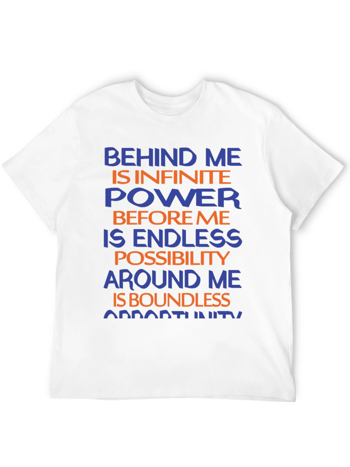 Motivational Graphic T-Shirt - Infinite Power