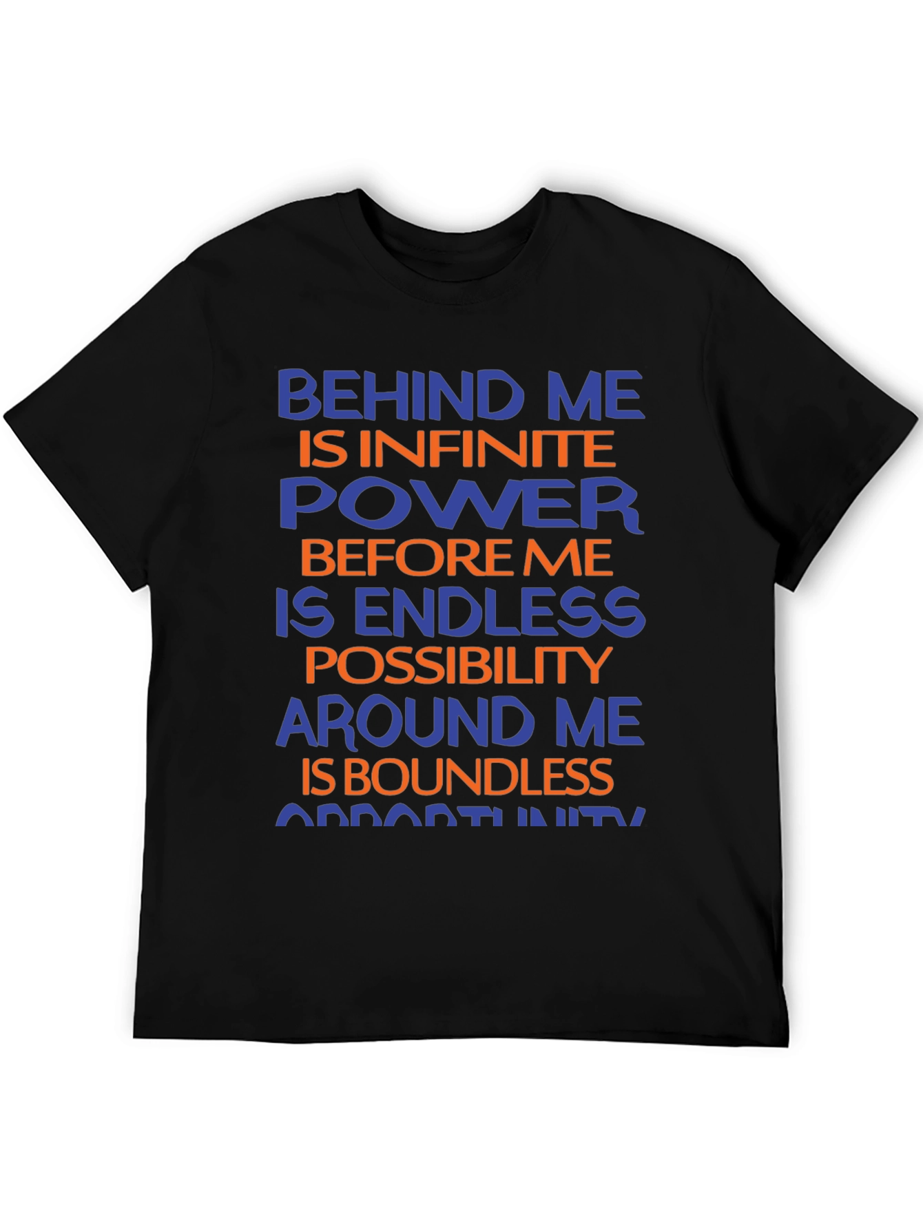 Motivational Graphic T-Shirt - Infinite Power