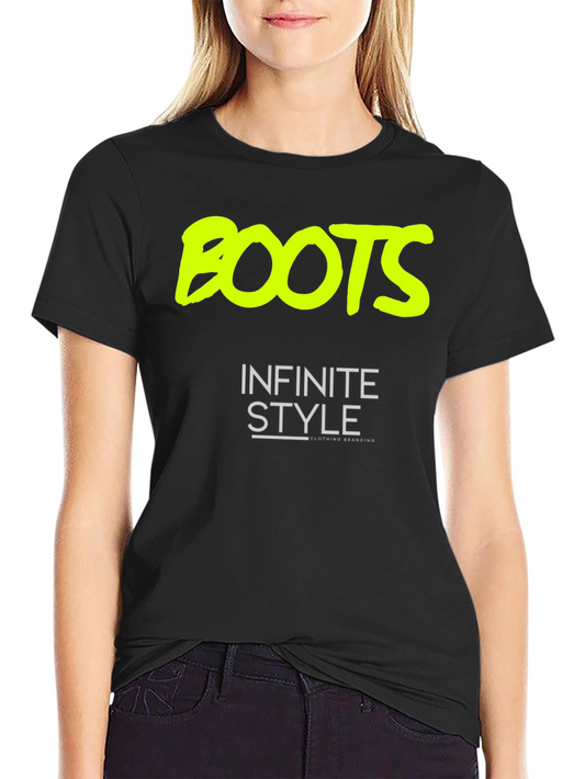 Boots Graphic Tee - Infinite Style Black T-Shirt