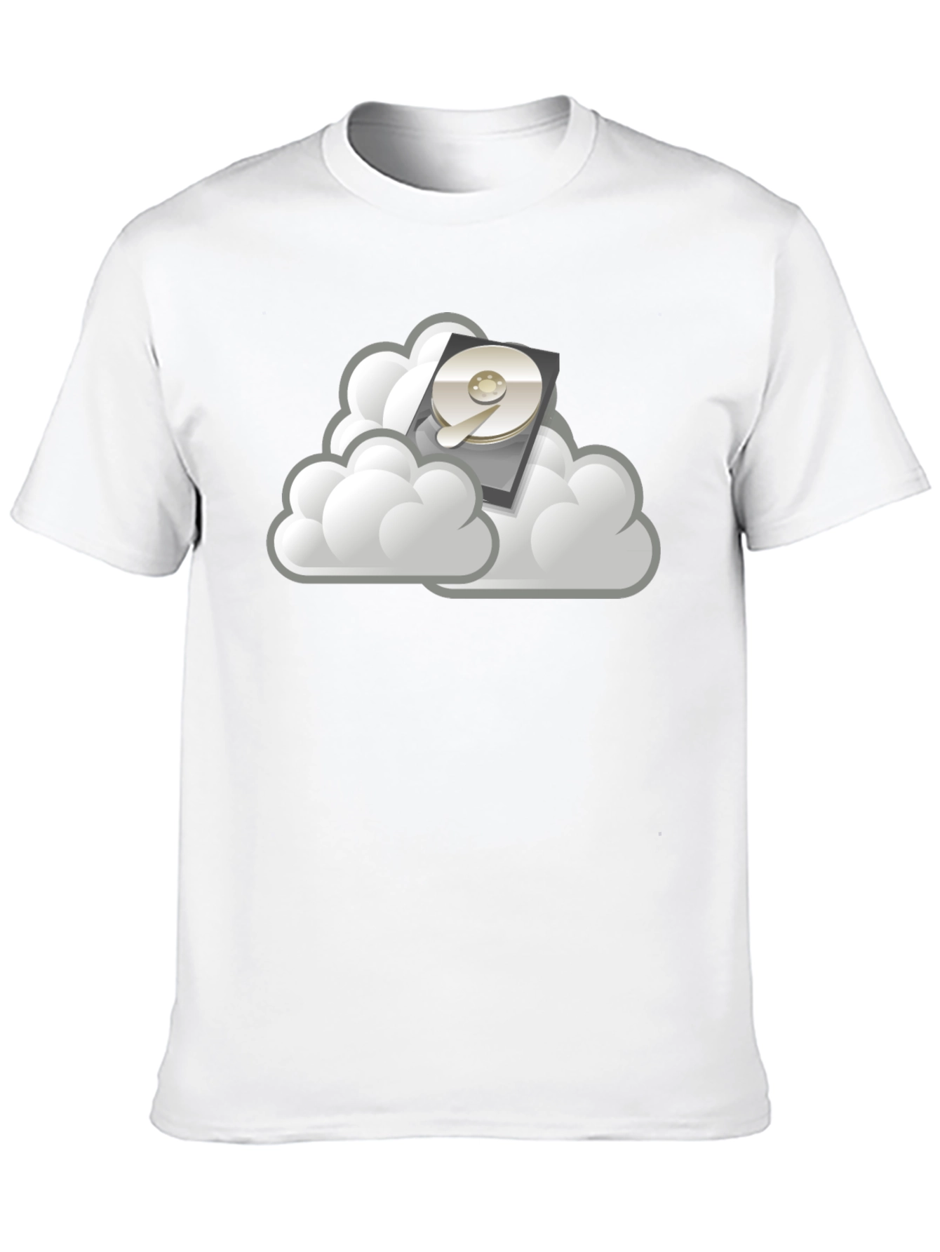 Cloud Data Storage Graphic T-Shirt