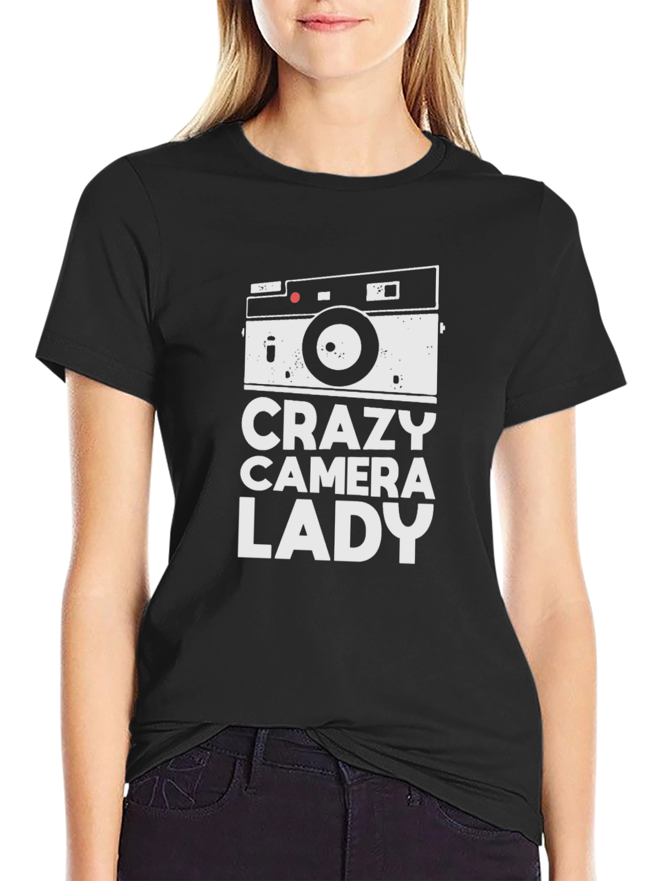 Crazy Camera Lady Graphic Tee