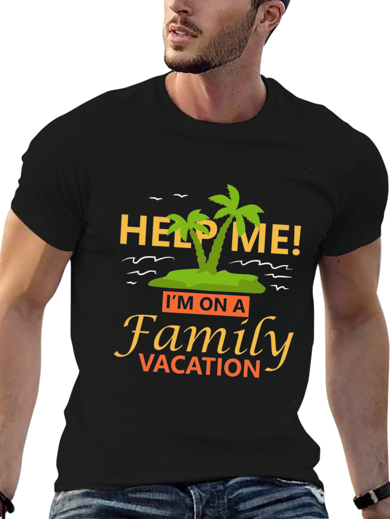Funny Help Me Family Vacation T-Shirt
