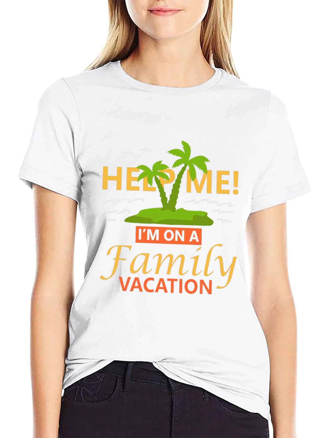 Funny Help Me Family Vacation T-Shirt
