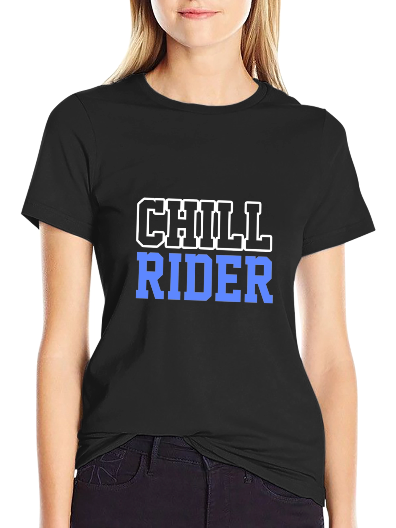 Chill Rider Black T-Shirt