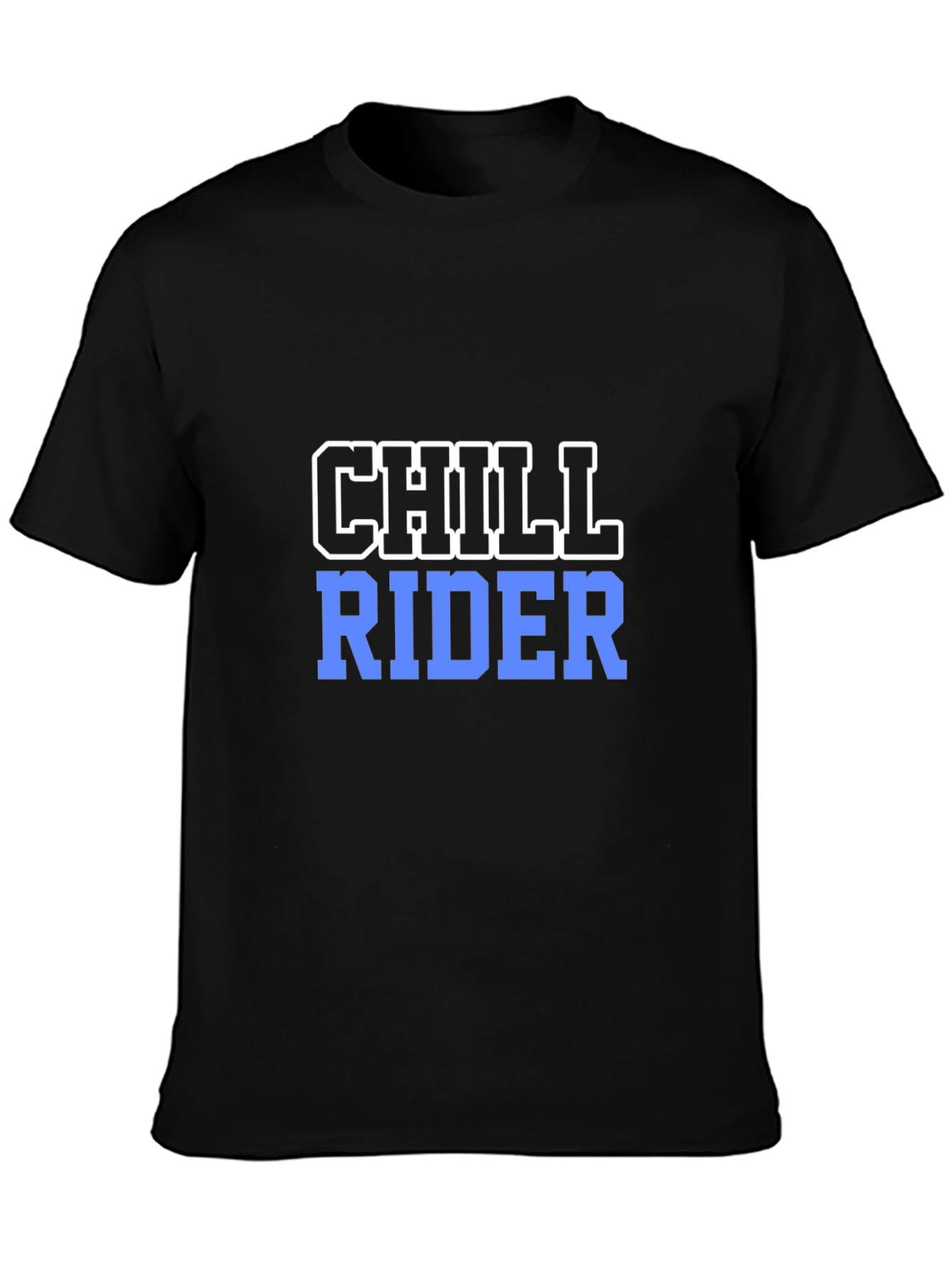 Chill Rider Black T-Shirt