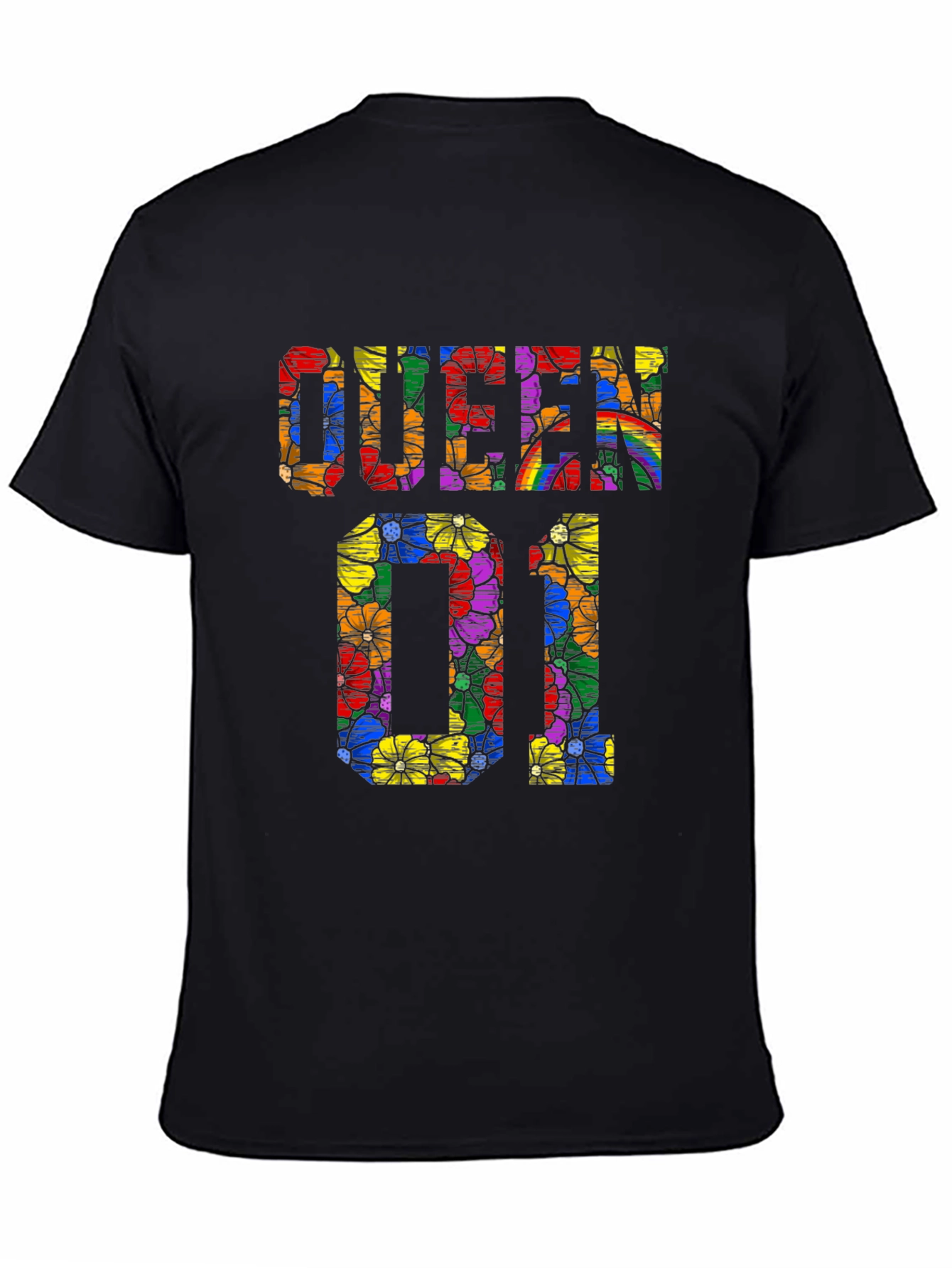 Queen 01 Floral Pride T-Shirt