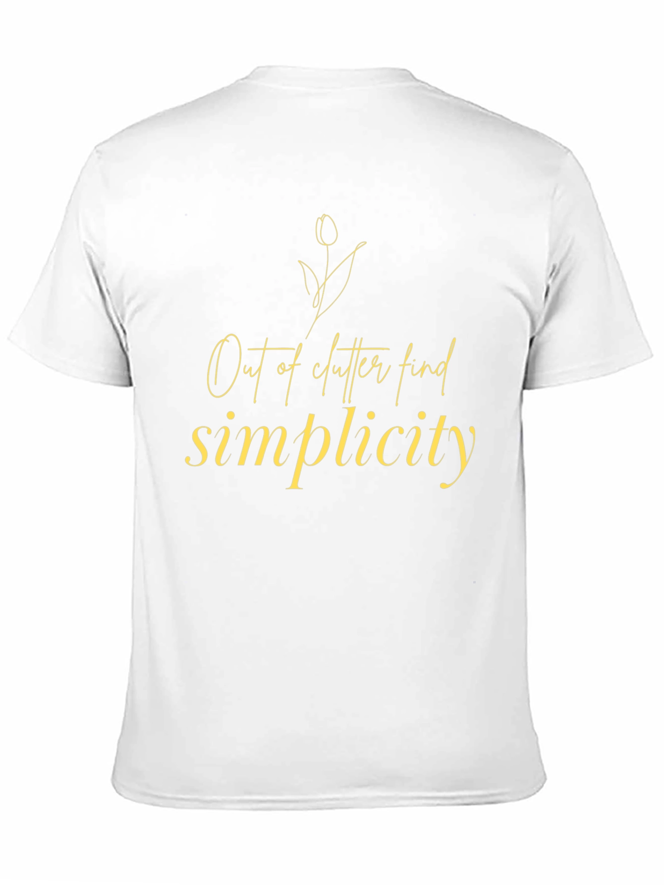 Simplicity Find T-Shirt - Stylish Minimalist Design