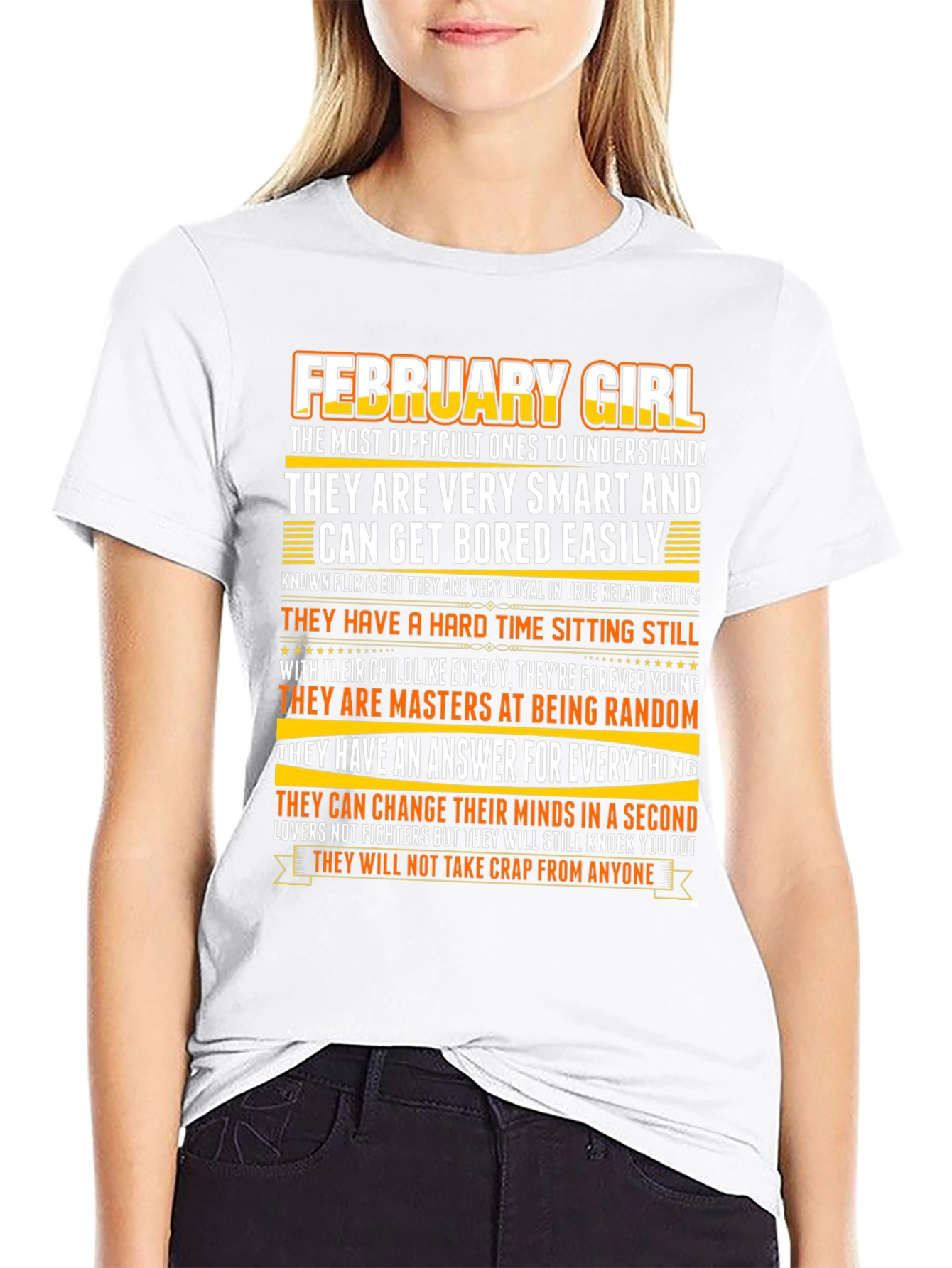February Girl Graphic T-Shirt