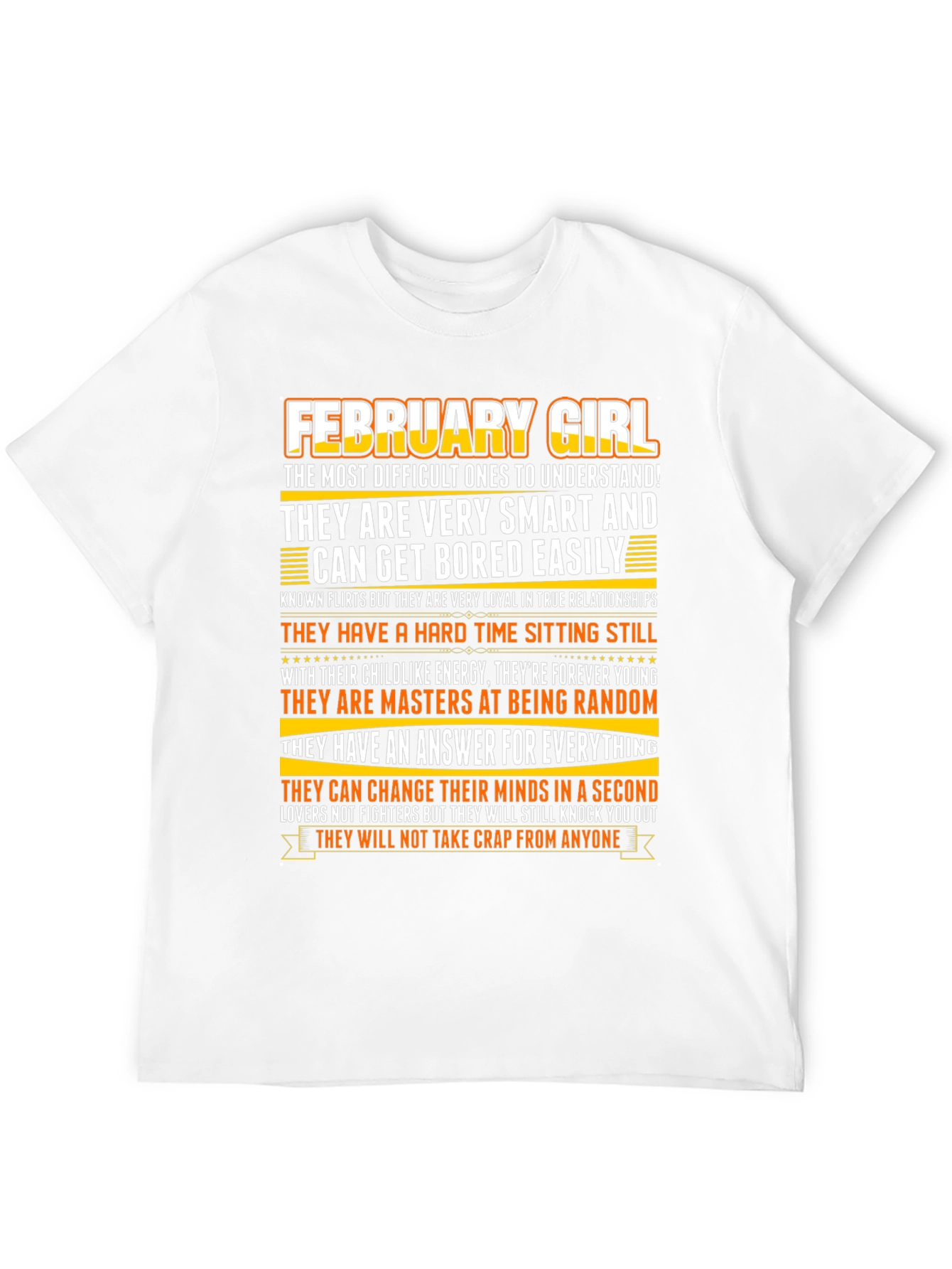 February Girl Graphic T-Shirt