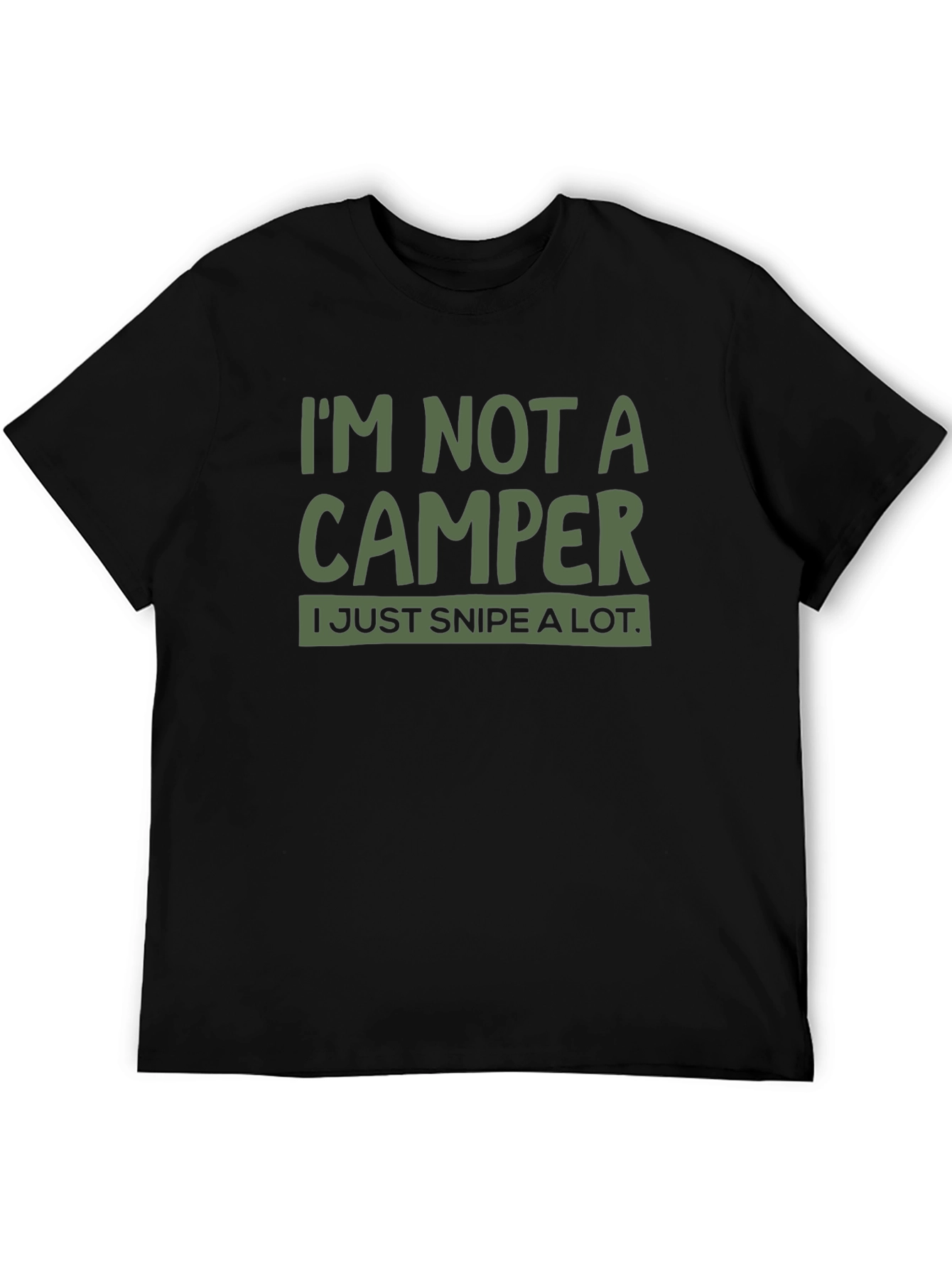 Im Not A Camper T-Shirt Funny Gamer Tee
