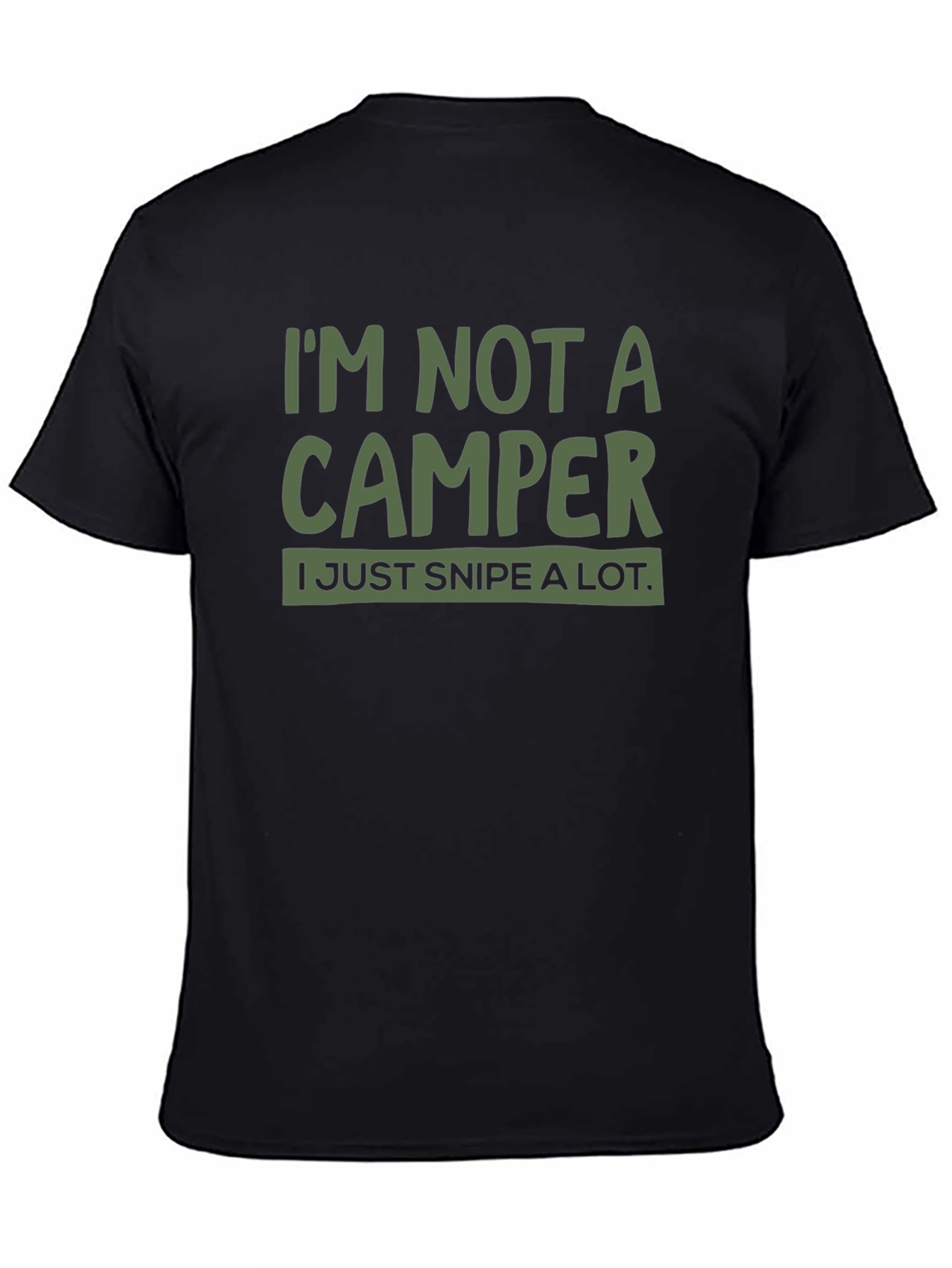 Im Not A Camper T-Shirt Funny Gamer Tee