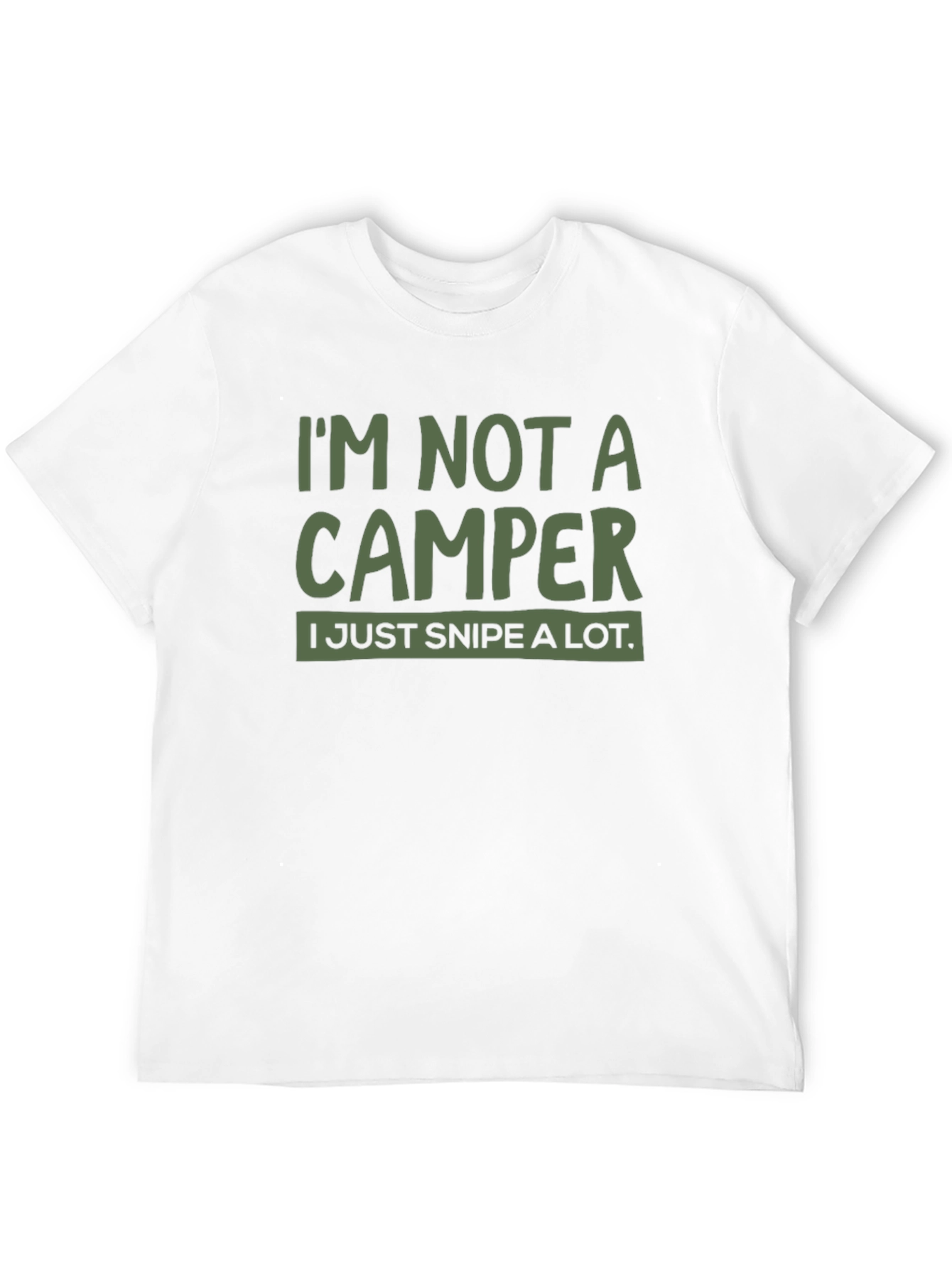 Im Not A Camper T-Shirt Funny Gamer Tee