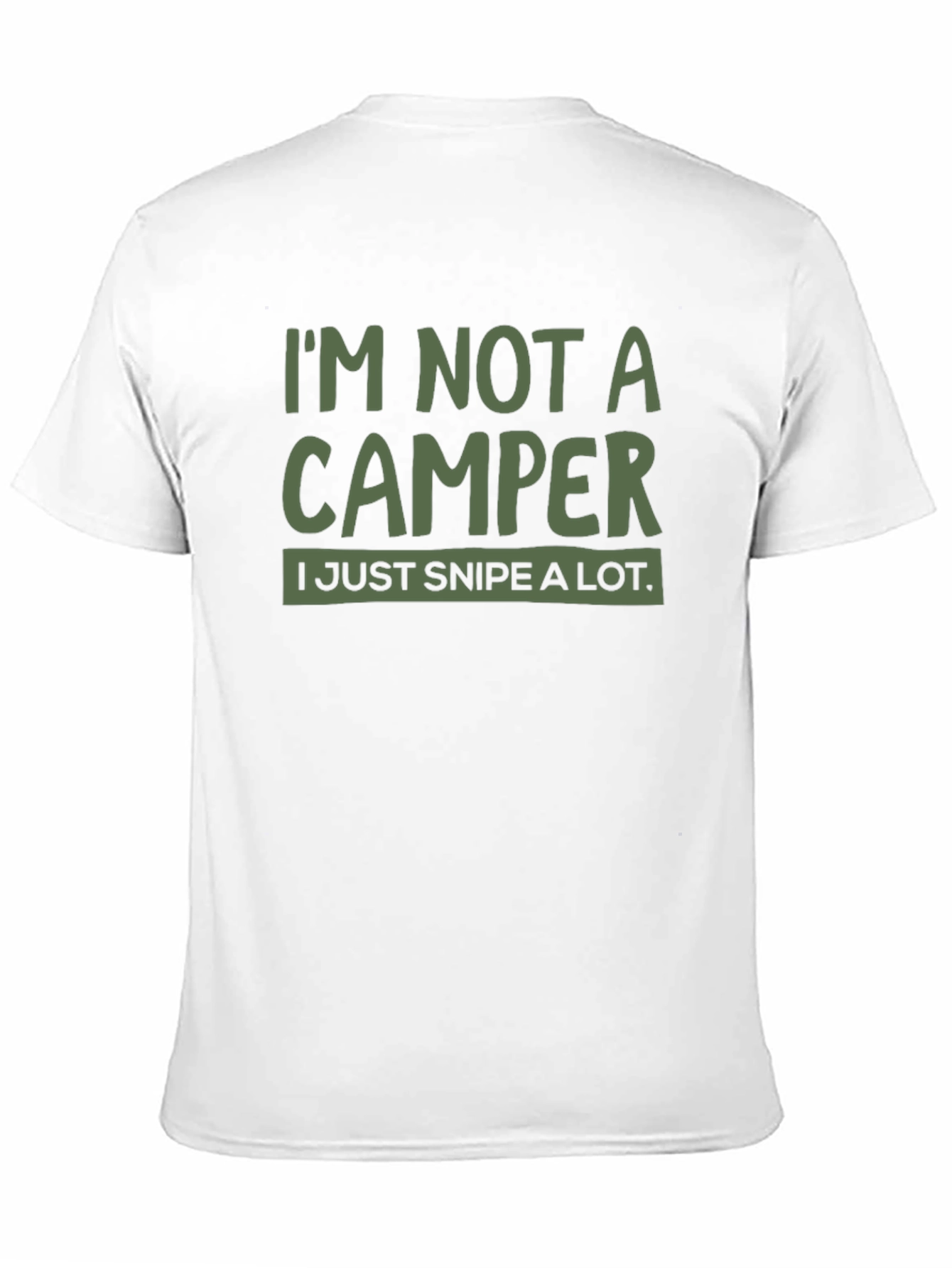 Im Not A Camper T-Shirt Funny Gamer Tee