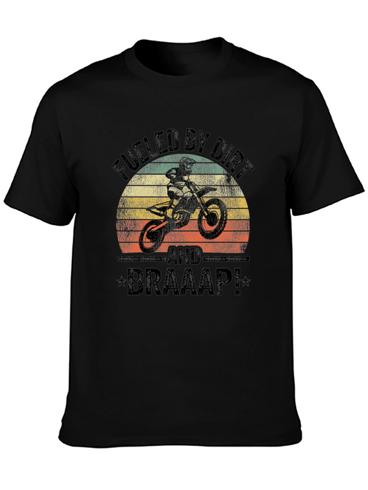 Fueled By Dirt T-Shirt - Motocross Braaap!